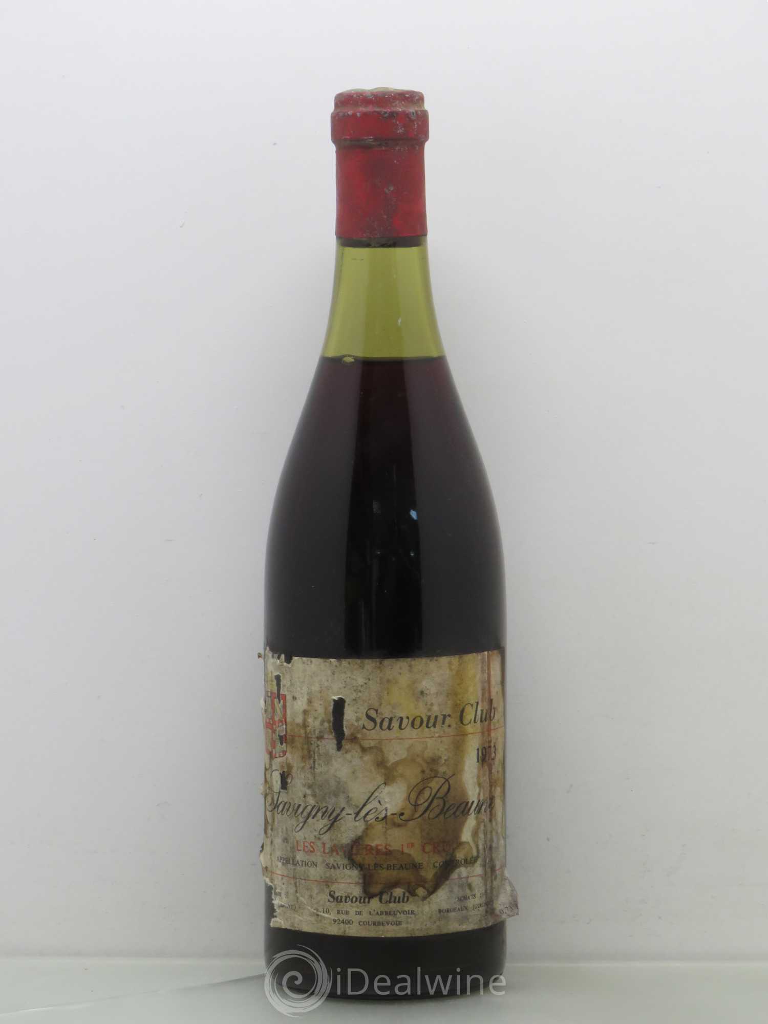 Savigny-lès-Beaune 1er Cru Les Lavières Savour Club 1973 - Posten von 1 Flasche - 0