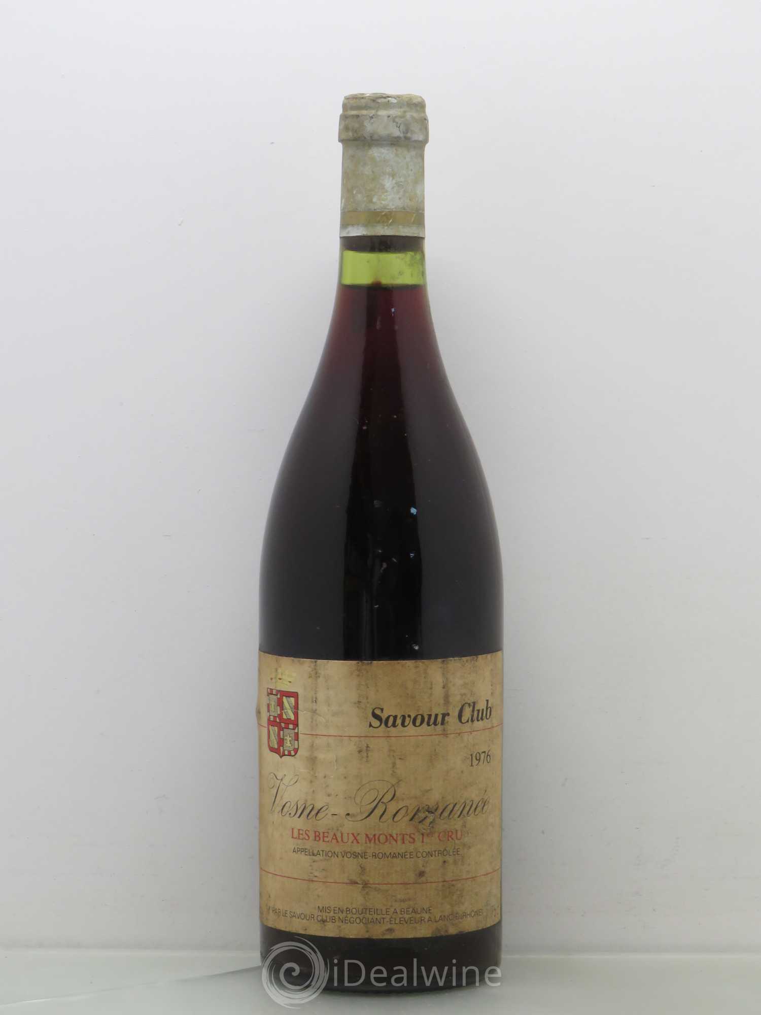 Vosne-Romanée 1er Cru Les Beaux Monts Savour Club 1976 - Posten von 1 Flasche - 0