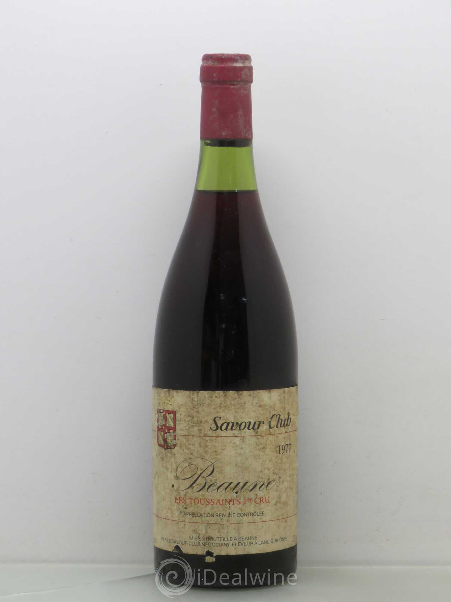 Beaune 1er Cru Les Toussaints Savour Club 1977 - Posten von 1 Flasche - 0