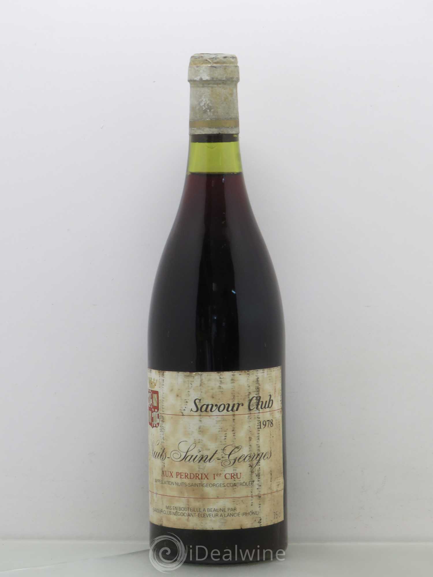 Nuits-Saint-Georges 1er Cru Aux Perdrix Savour Club 1978 - Posten von 1 Flasche - 0