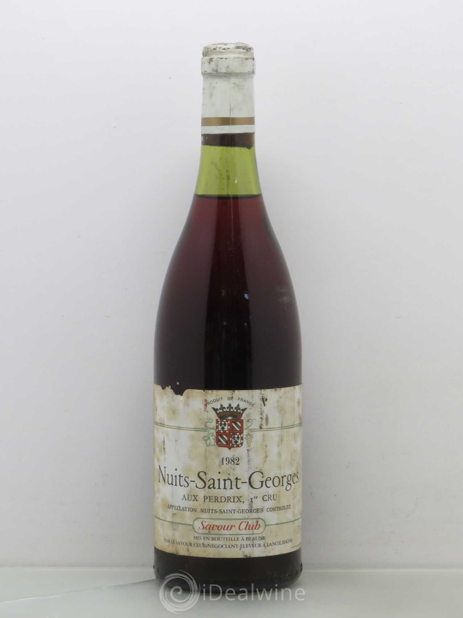 Nuits-Saint-Georges 1er Cru Aux Perdrix Savour Club 1982 - Posten von 1 Flasche - 0