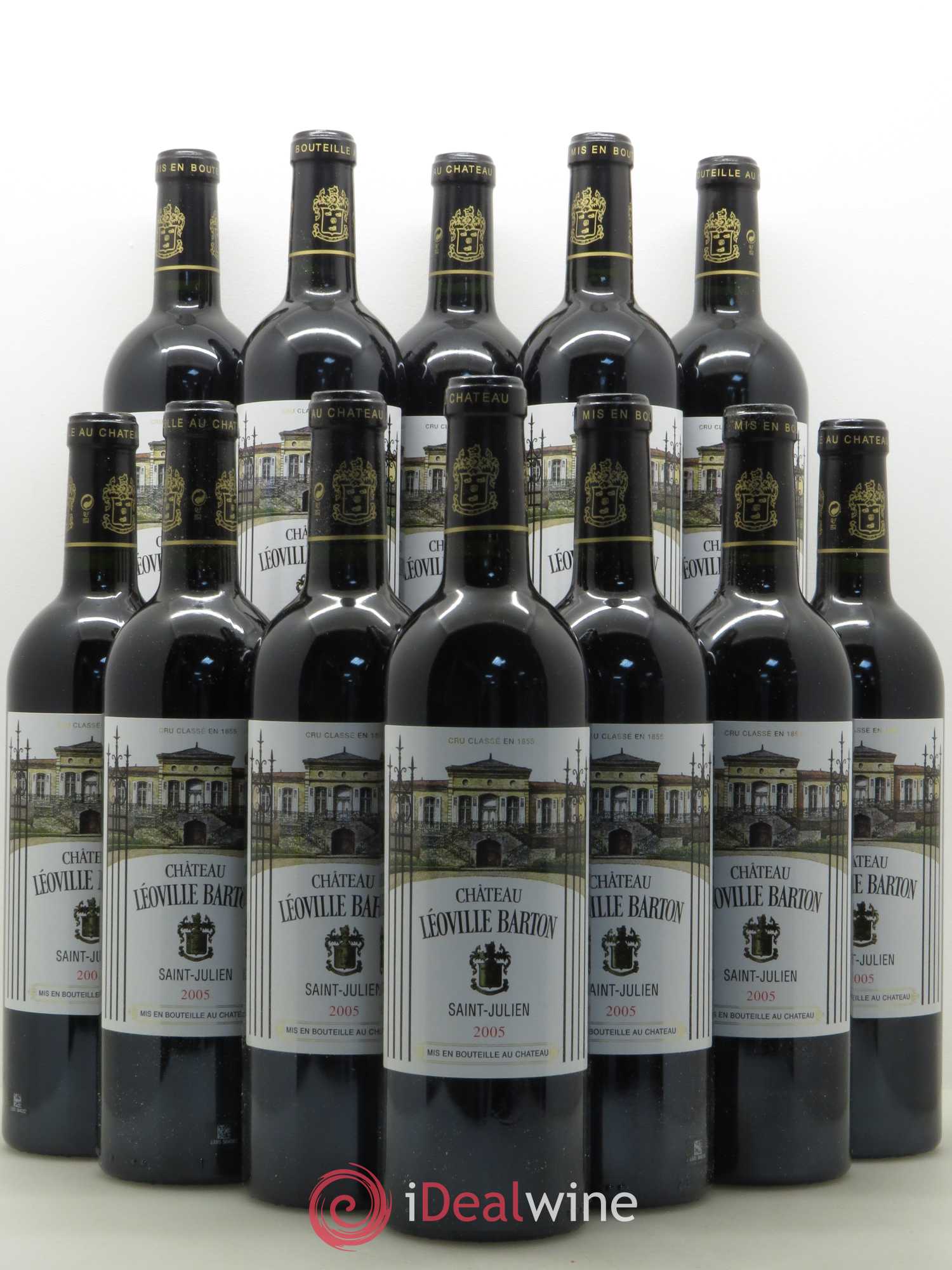 Château Léoville Barton 2ème Grand Cru Classé 2005 - Lot de 12 bouteilles - 0