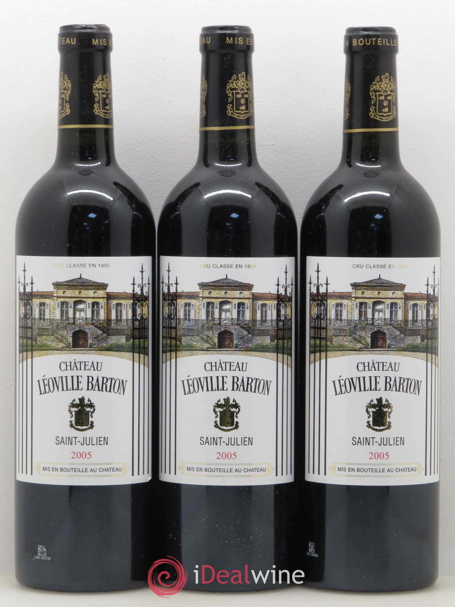 Château Léoville Barton 2ème Grand Cru Classé 2005 - Lot de 12 bouteilles - 3