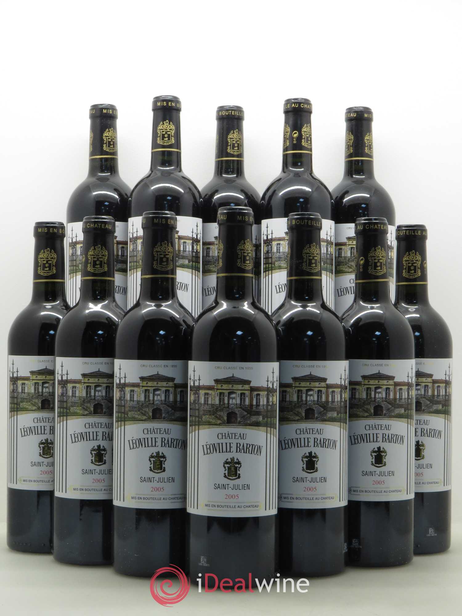 Château Léoville Barton 2ème Grand Cru Classé 2005 - Lot de 12 bouteilles - 0