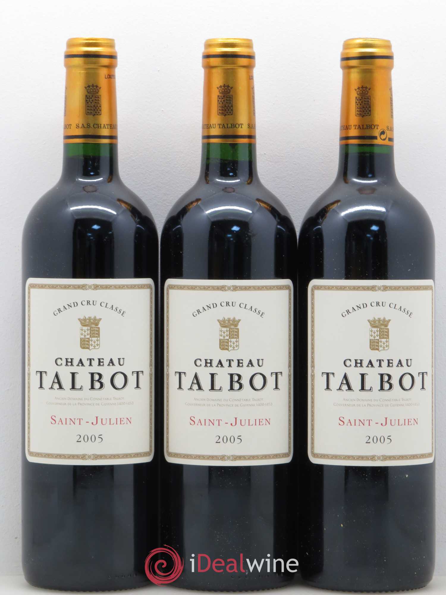 Château Talbot 4ème Grand Cru Classé 2005 - Lot de 12 bouteilles - 4