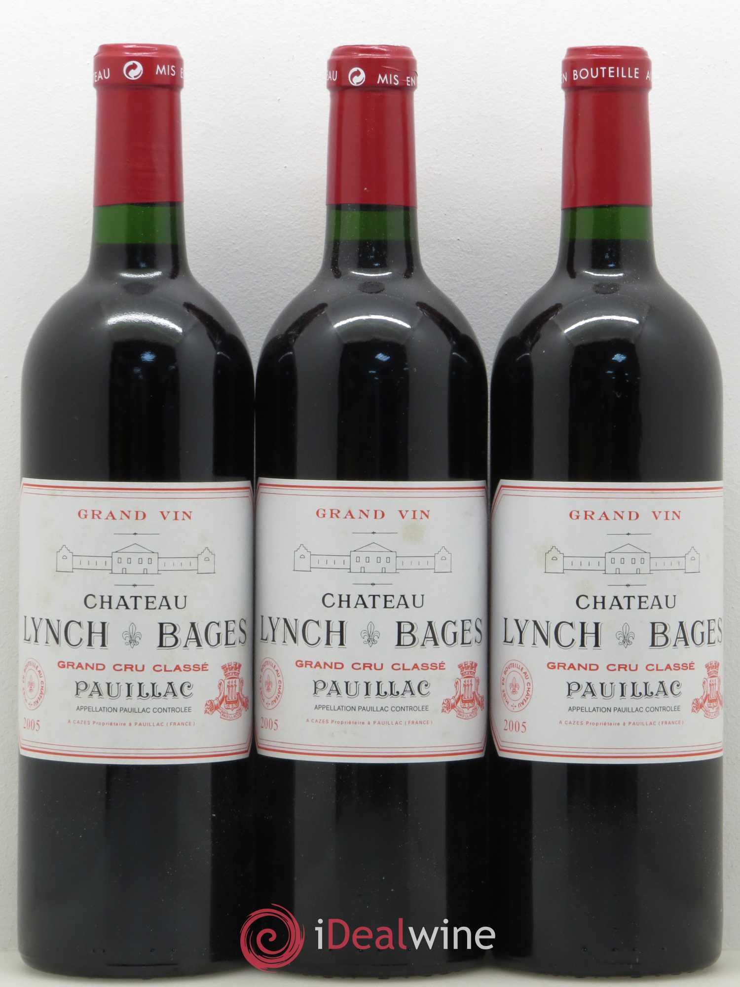 Château Lynch Bages 5ème Grand Cru Classé 2005 - Lot de 12 bouteilles - 1