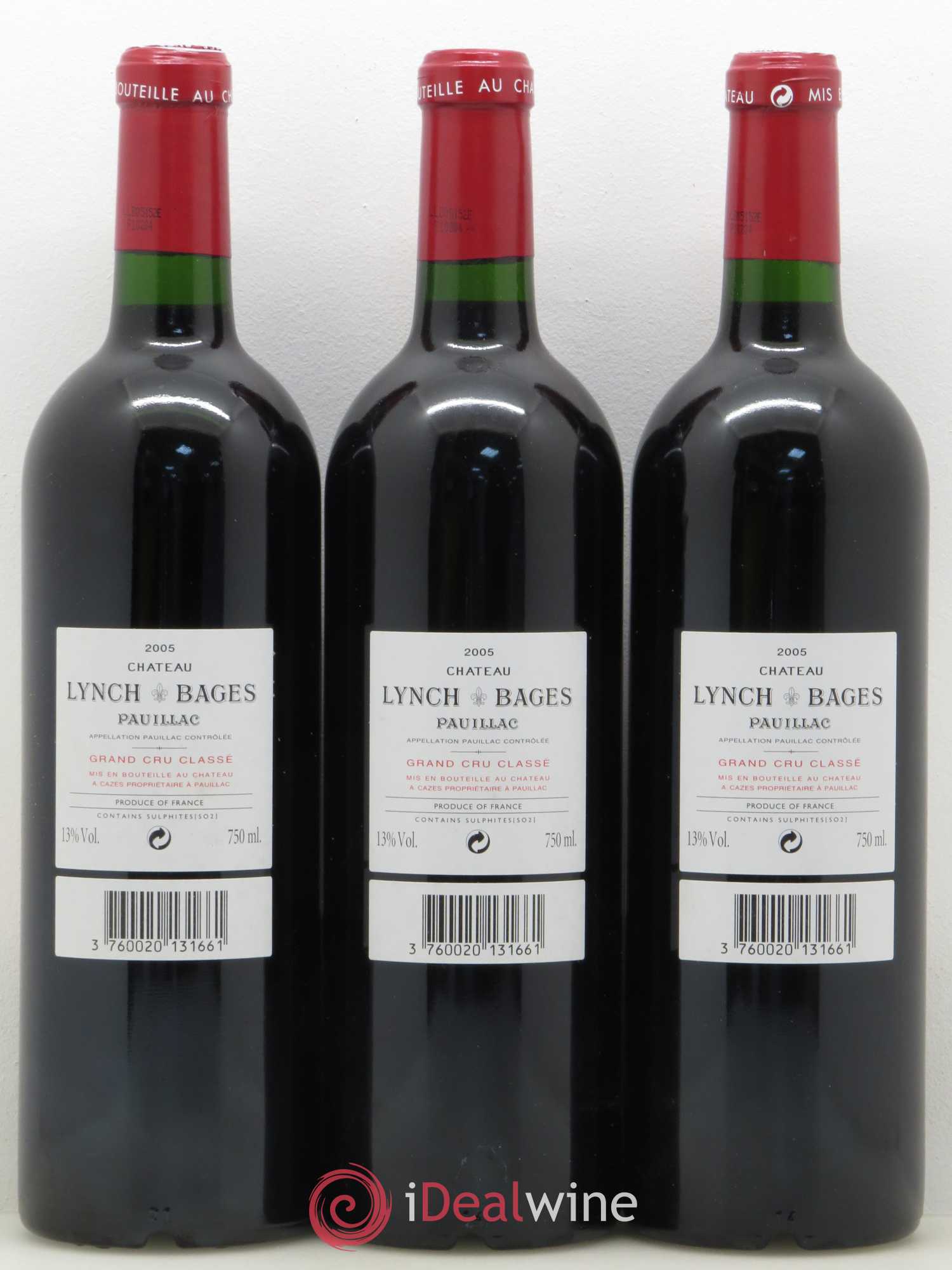 Château Lynch Bages 5ème Grand Cru Classé 2005 - Lot de 12 bouteilles - 2