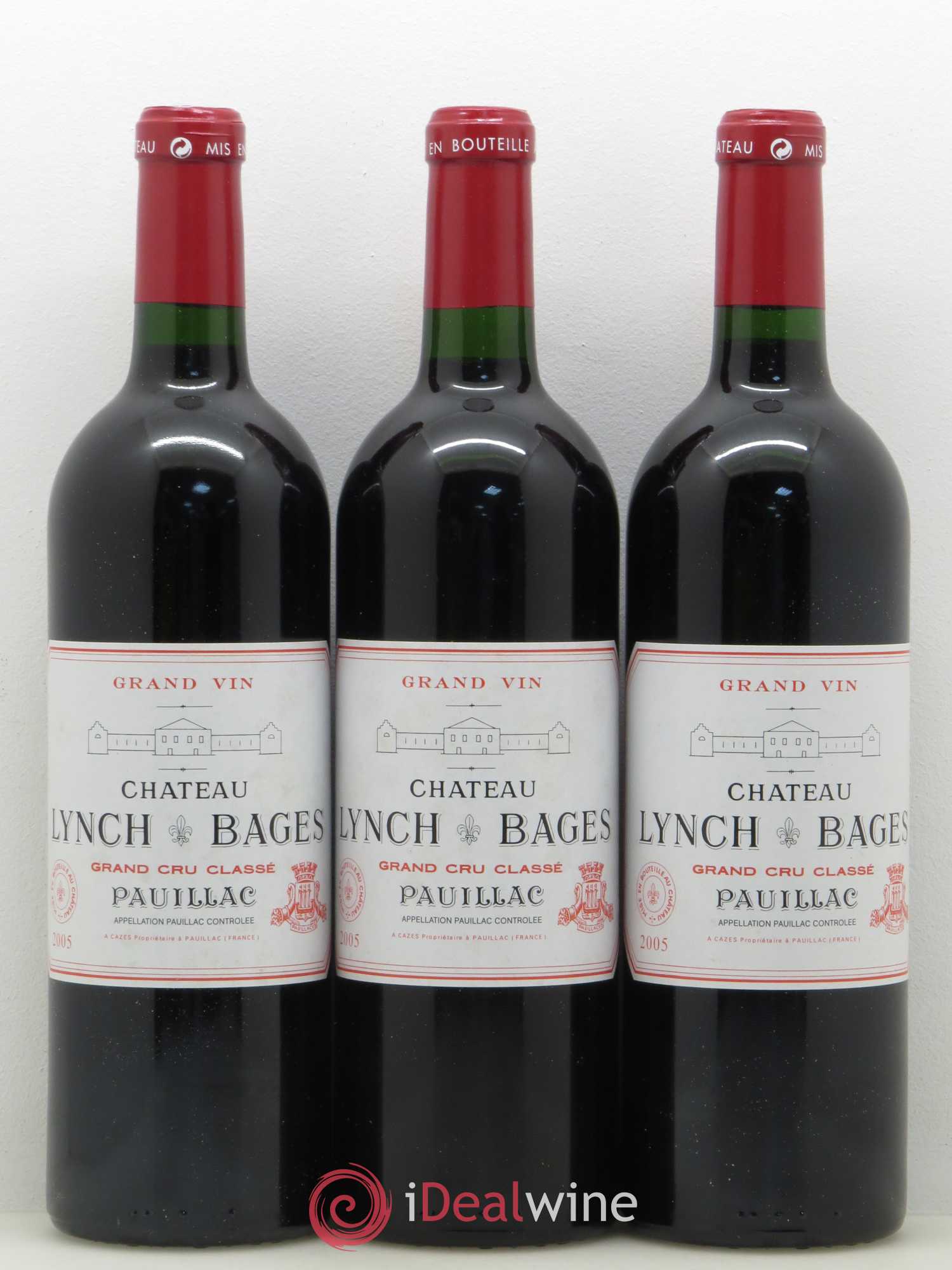 Château Lynch Bages 5ème Grand Cru Classé 2005 - Lot de 12 bouteilles - 1