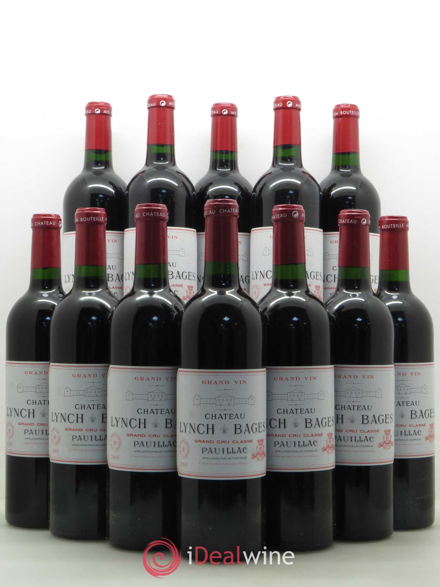 Château Lynch Bages 5ème Grand Cru Classé 2005 - Lot de 12 bouteilles - 0