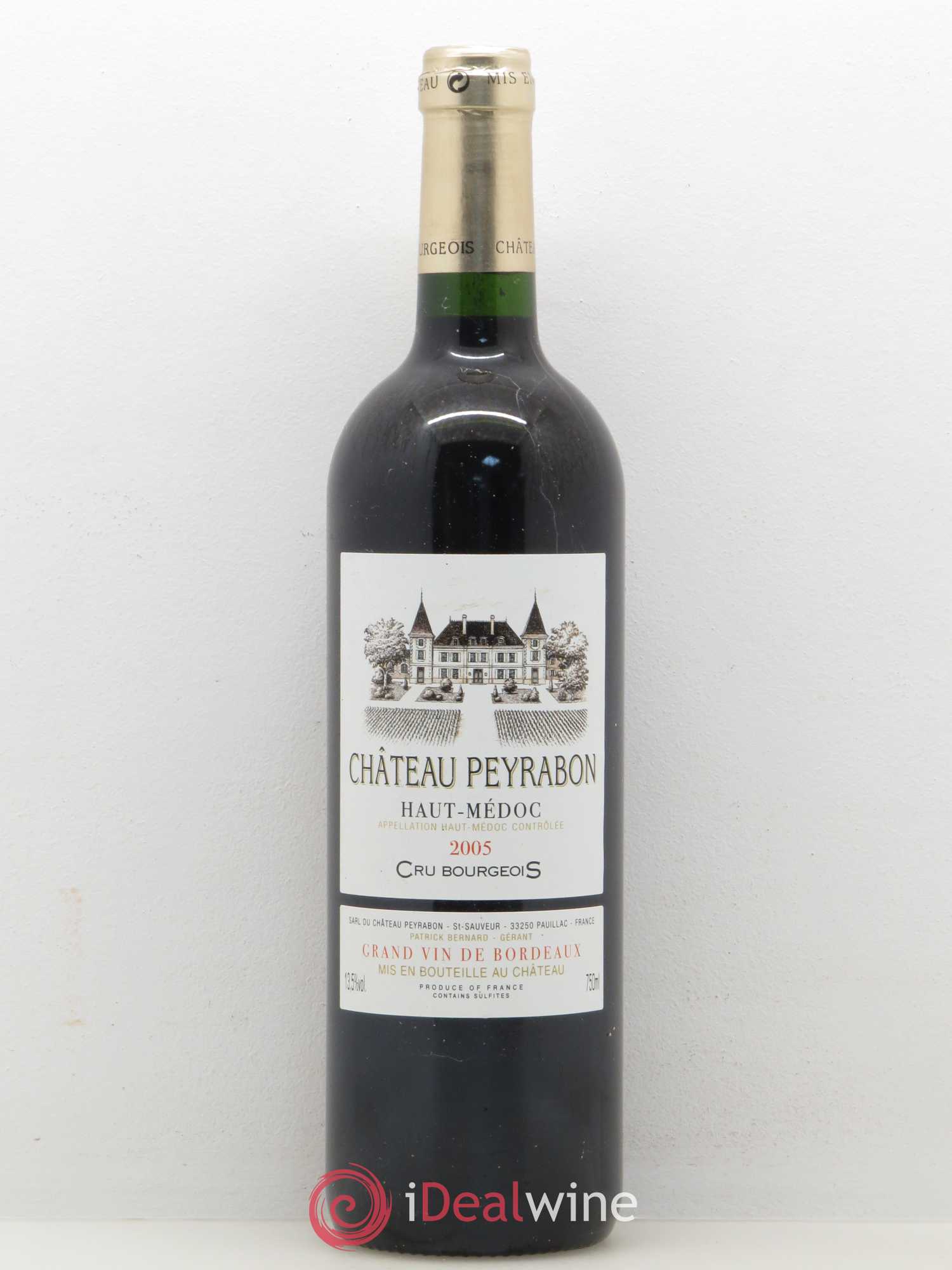 Haut Médoc Caisse Dégustation - 2 Chateau Pierbone - 1 Chateau Peyrabon (no reserve) 2005 - Lot of 3 bottles - 2