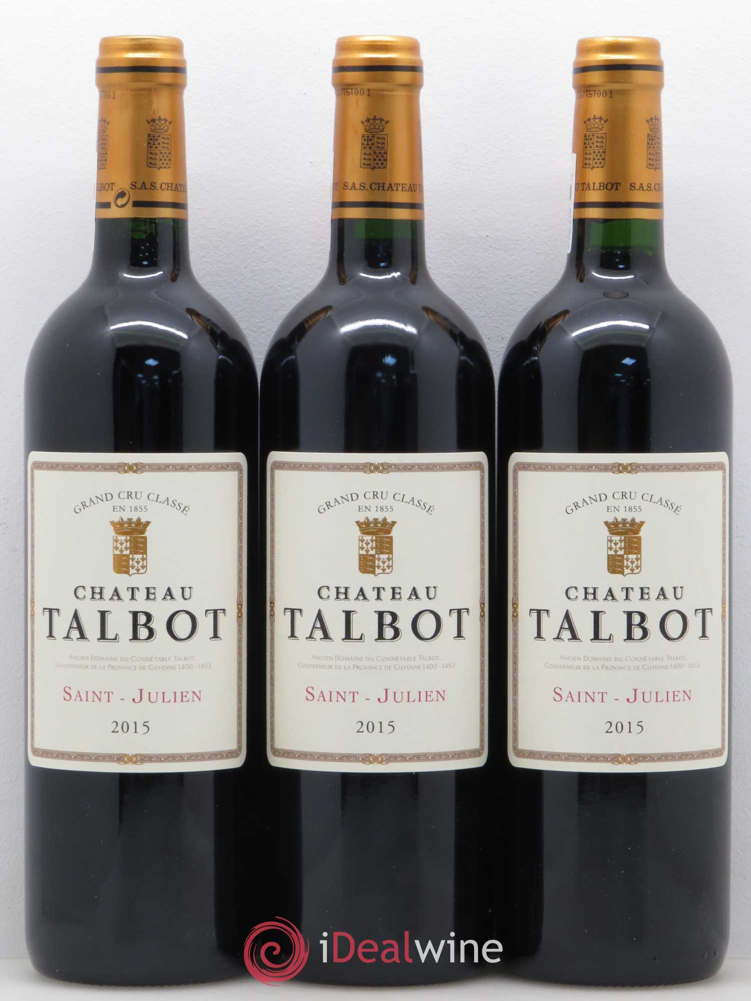 Château Talbot 4ème Grand Cru Classé 2015 - Lot de 12 bouteilles - 2