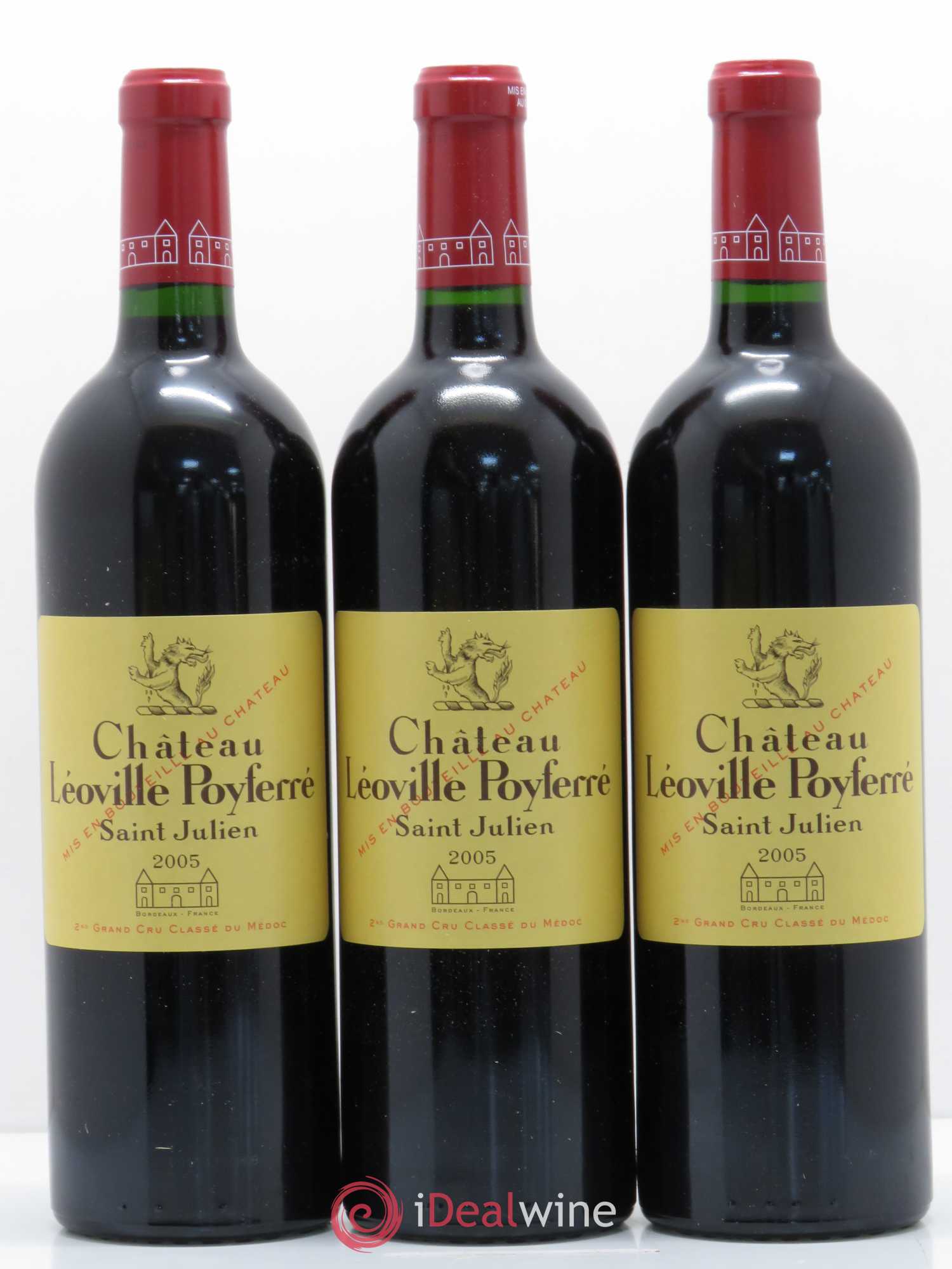 Château Léoville Poyferré 2ème Grand Cru Classé 2005 - Lotto di 12 bottiglie - 1