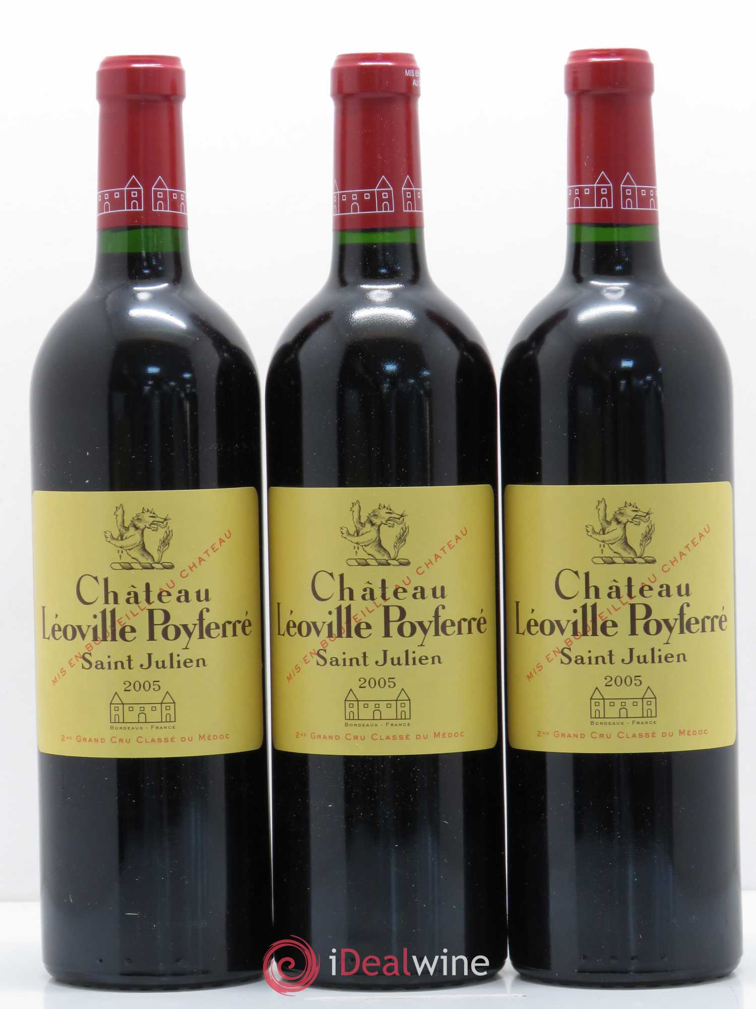 Château Léoville Poyferré 2ème Grand Cru Classé 2005 - Lotto di 12 bottiglie - 3