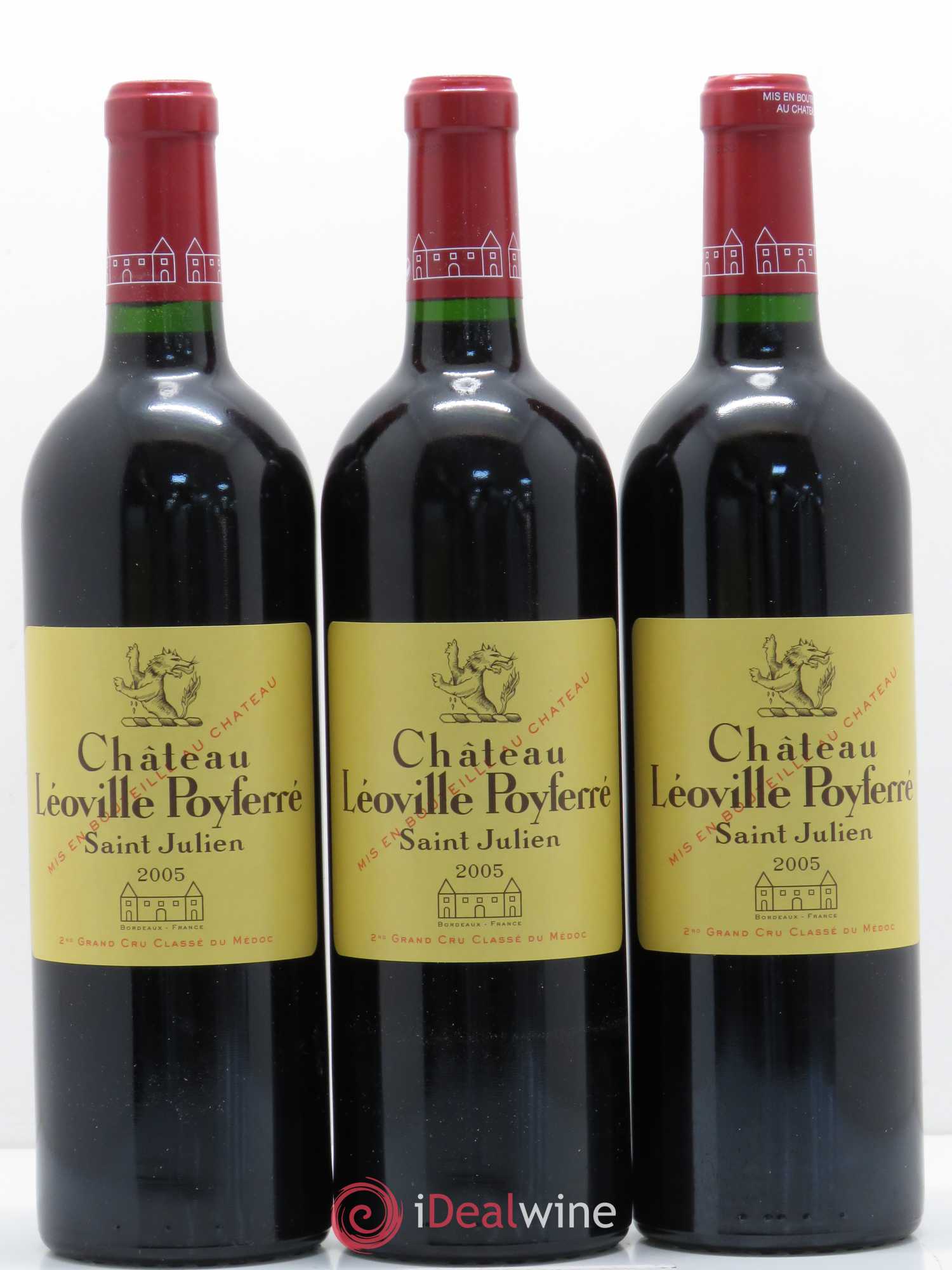 Château Léoville Poyferré 2ème Grand Cru Classé 2005 - Lot de 12 bouteilles - 3