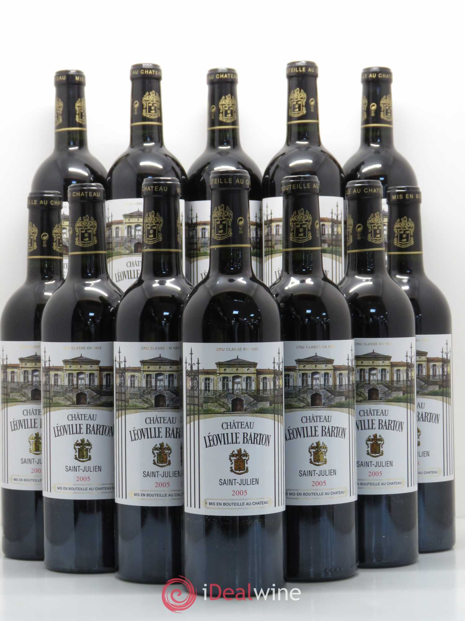 Château Léoville Barton 2ème Grand Cru Classé 2005 - Lot de 12 bouteilles - 0
