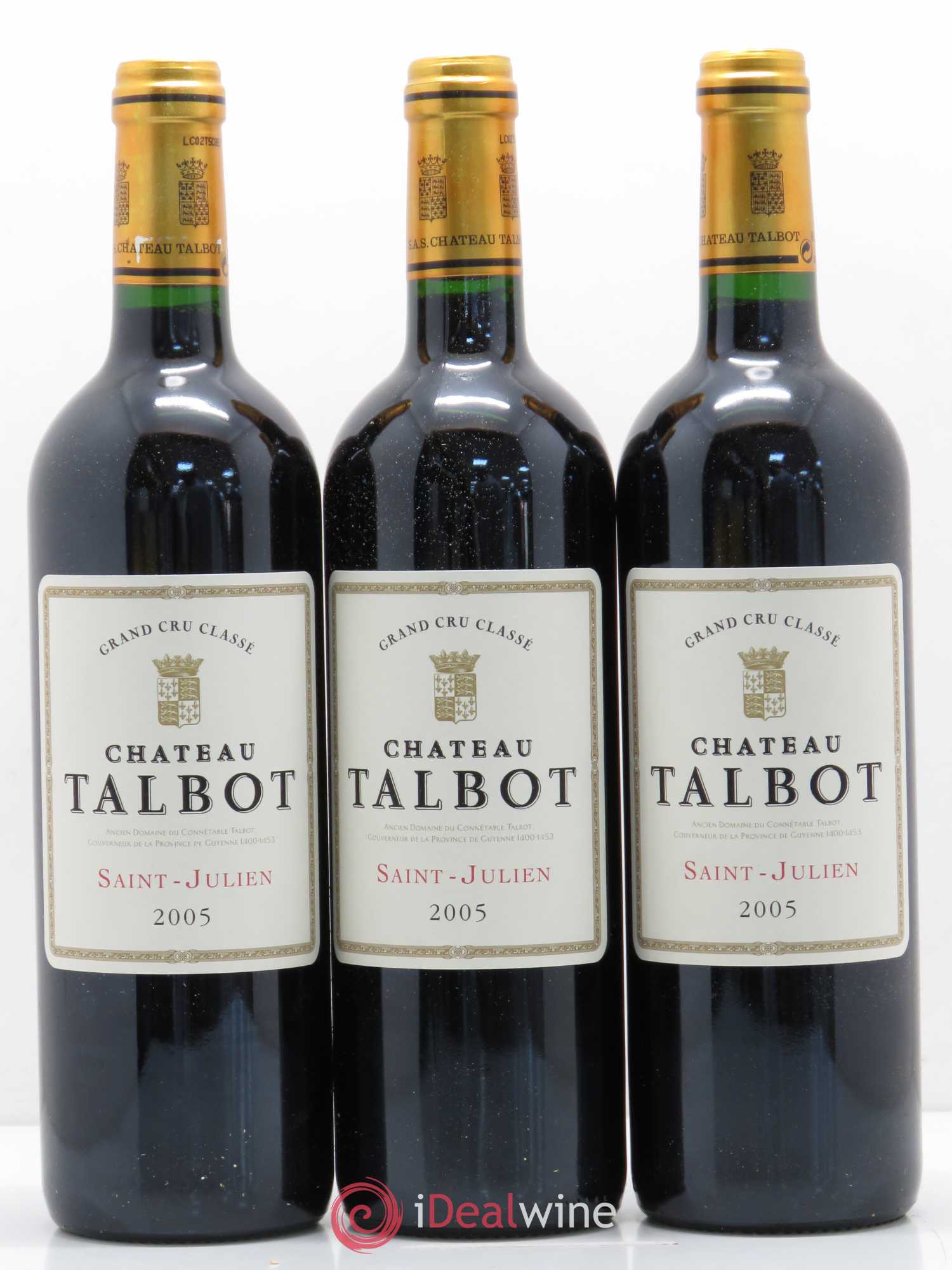Château Talbot 4ème Grand Cru Classé 2005 - Lot de 12 bouteilles - 2