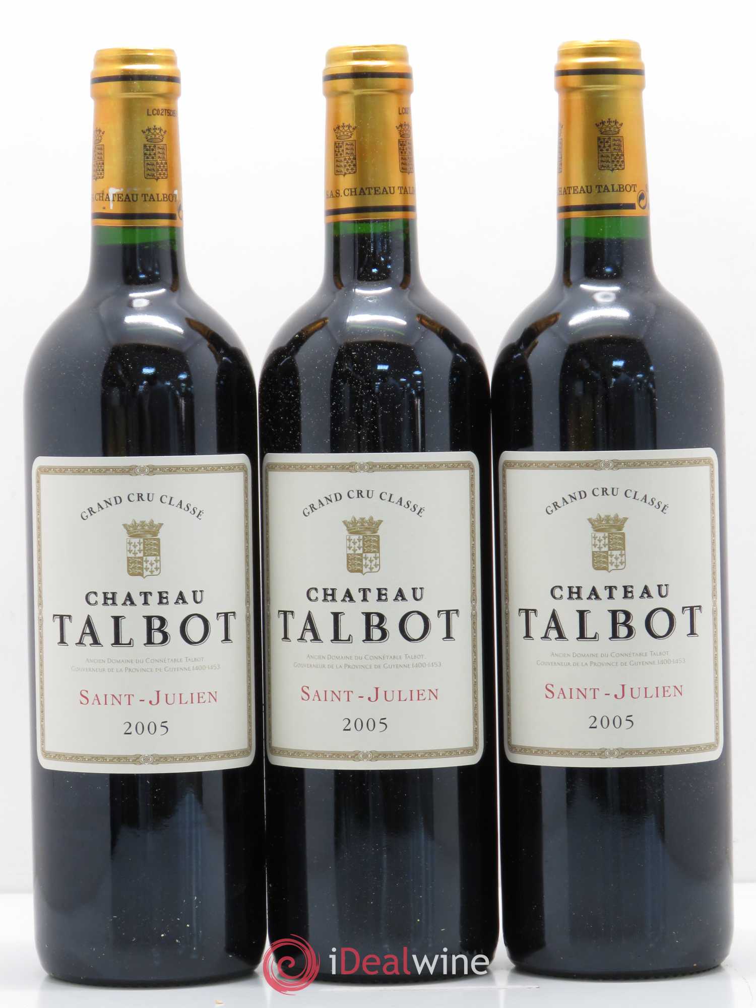 Château Talbot 4ème Grand Cru Classé 2005 - Lot de 12 bouteilles - 3