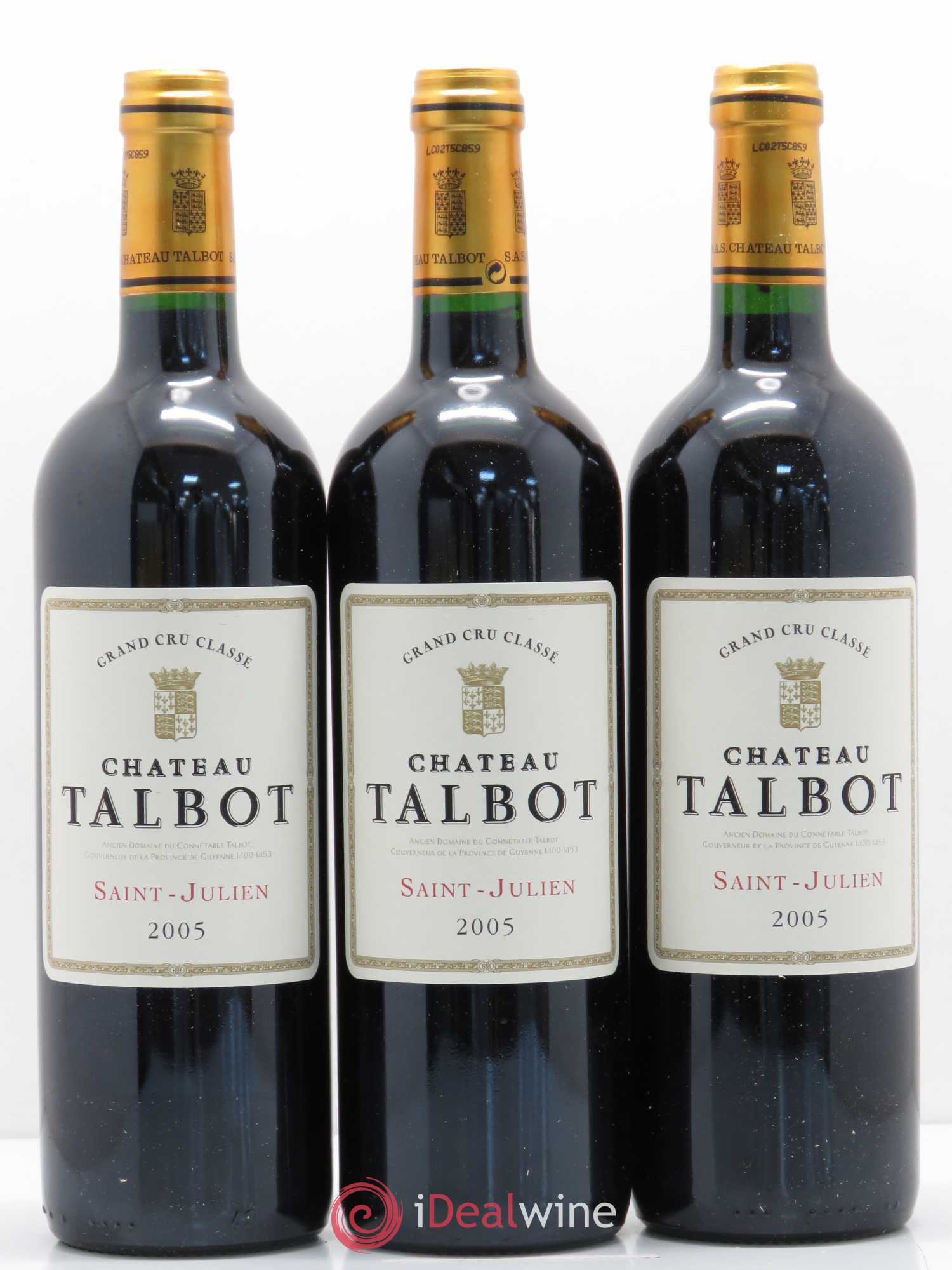Château Talbot 4ème Grand Cru Classé 2005 - Lot de 12 bouteilles - 3