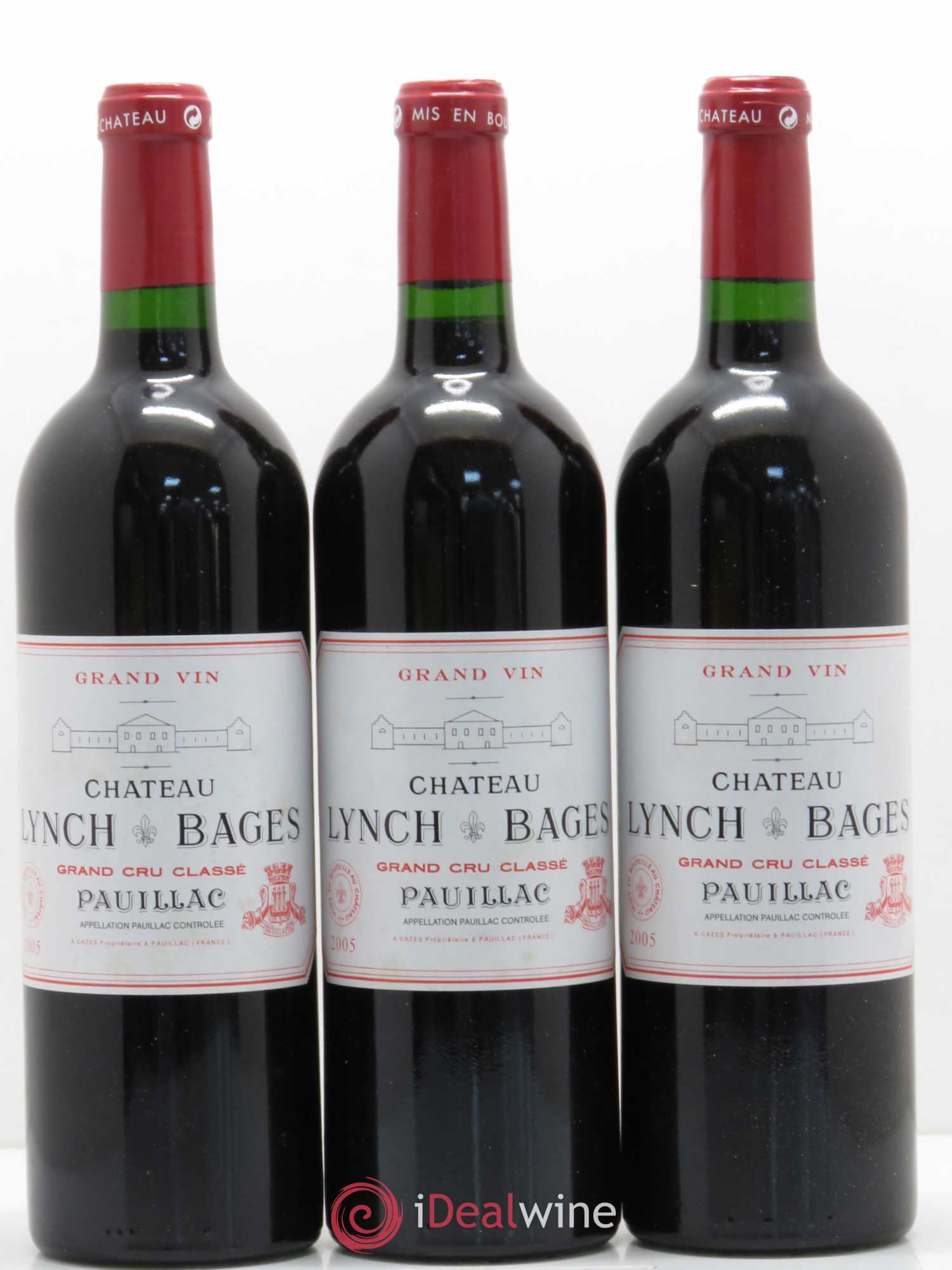 Château Lynch Bages 5ème Grand Cru Classé 2005 - Lot de 12 bouteilles - 1