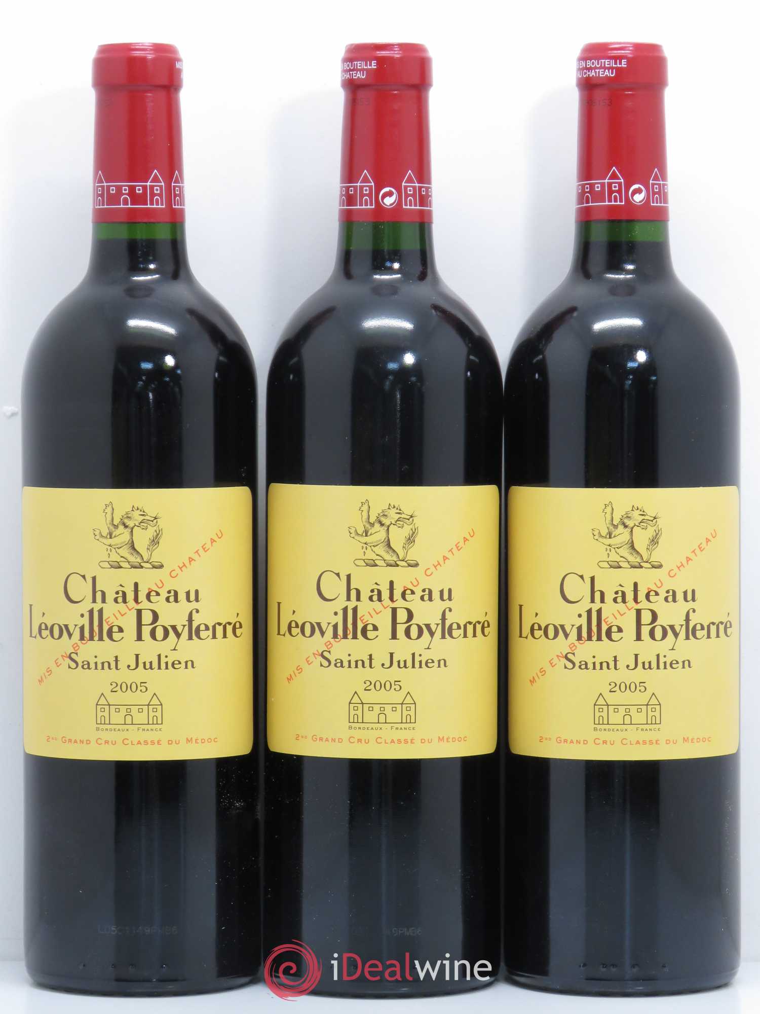 Château Léoville Poyferré 2ème Grand Cru Classé 2005 - Lot de 12 bouteilles - 3