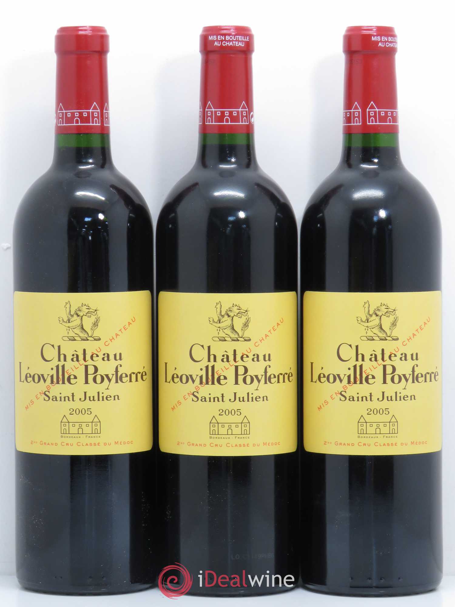 Château Léoville Poyferré 2ème Grand Cru Classé 2005 - Lot de 12 bouteilles - 4
