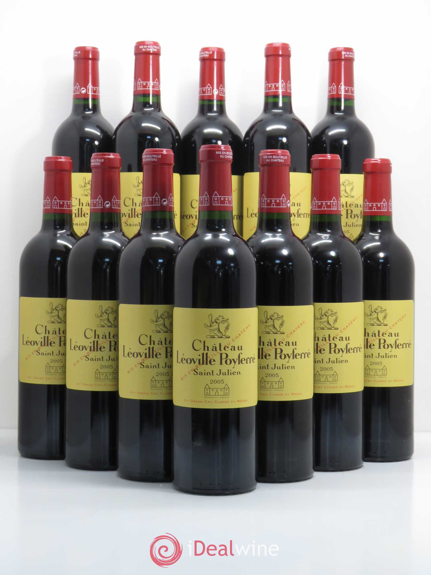Château Léoville Poyferré 2ème Grand Cru Classé 2005 - Lot de 12 bouteilles - 0