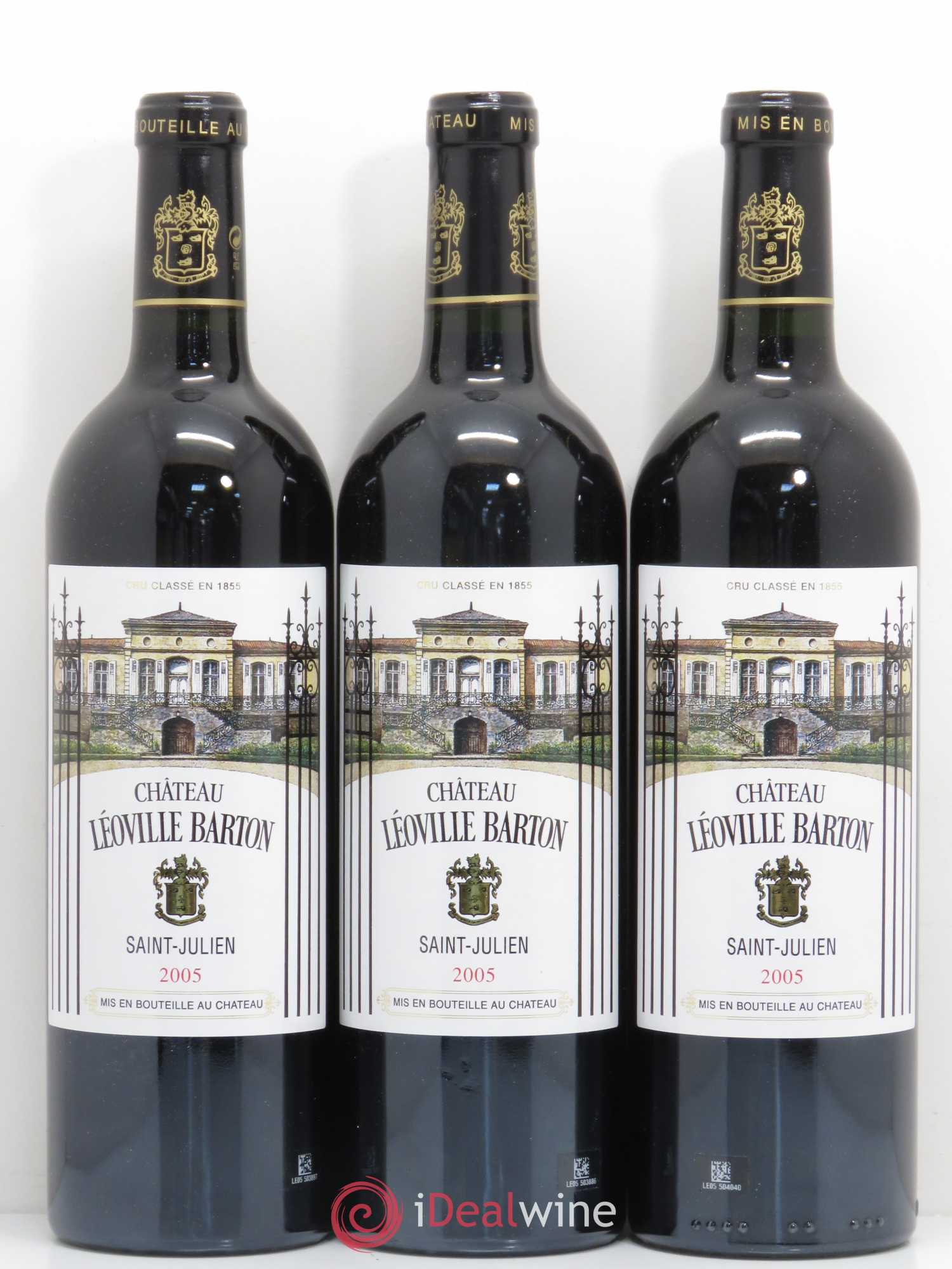 Château Léoville Barton 2ème Grand Cru Classé 2005 - Lot de 12 bouteilles - 2