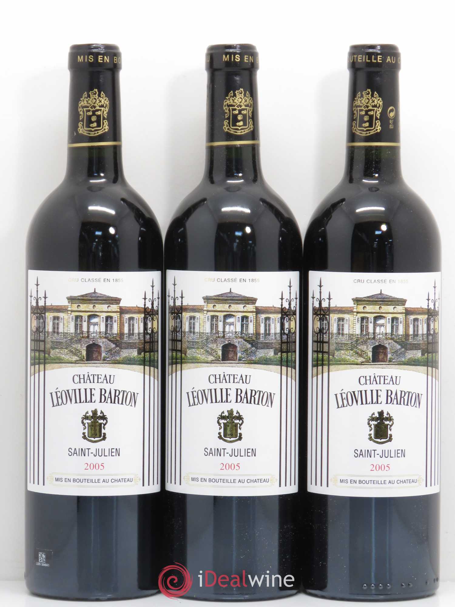 Château Léoville Barton 2ème Grand Cru Classé 2005 - Lot de 12 bouteilles - 4