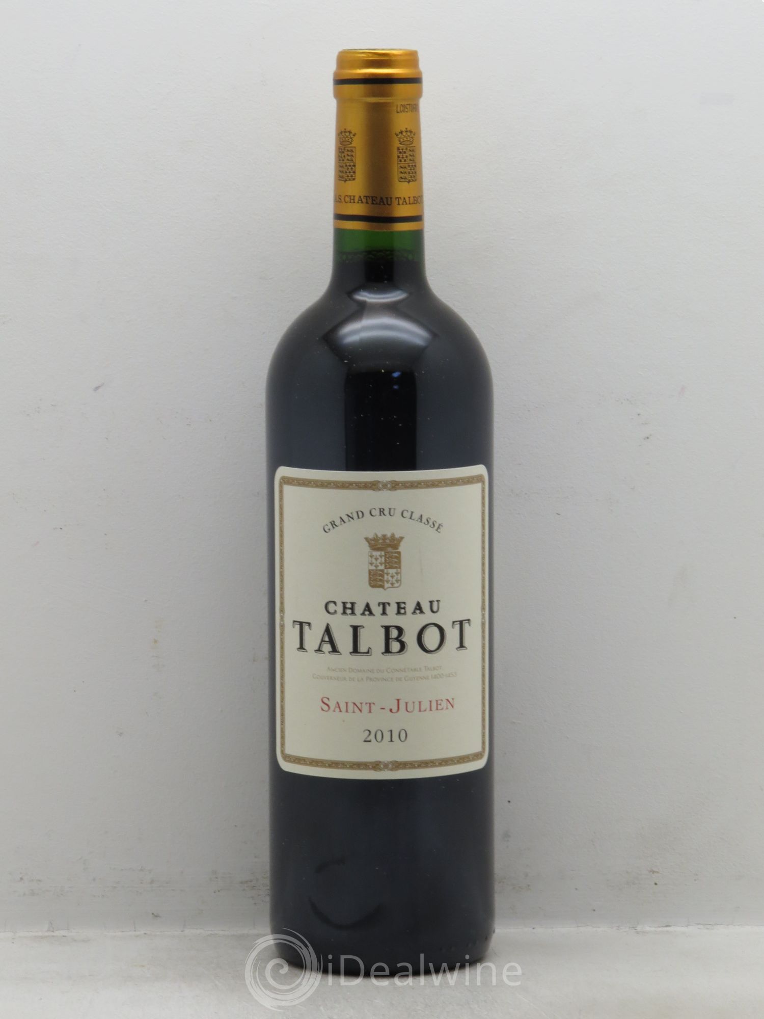 Château Talbot 4ème Grand Cru Classé 2010 - Lot de 12 bouteilles - 0