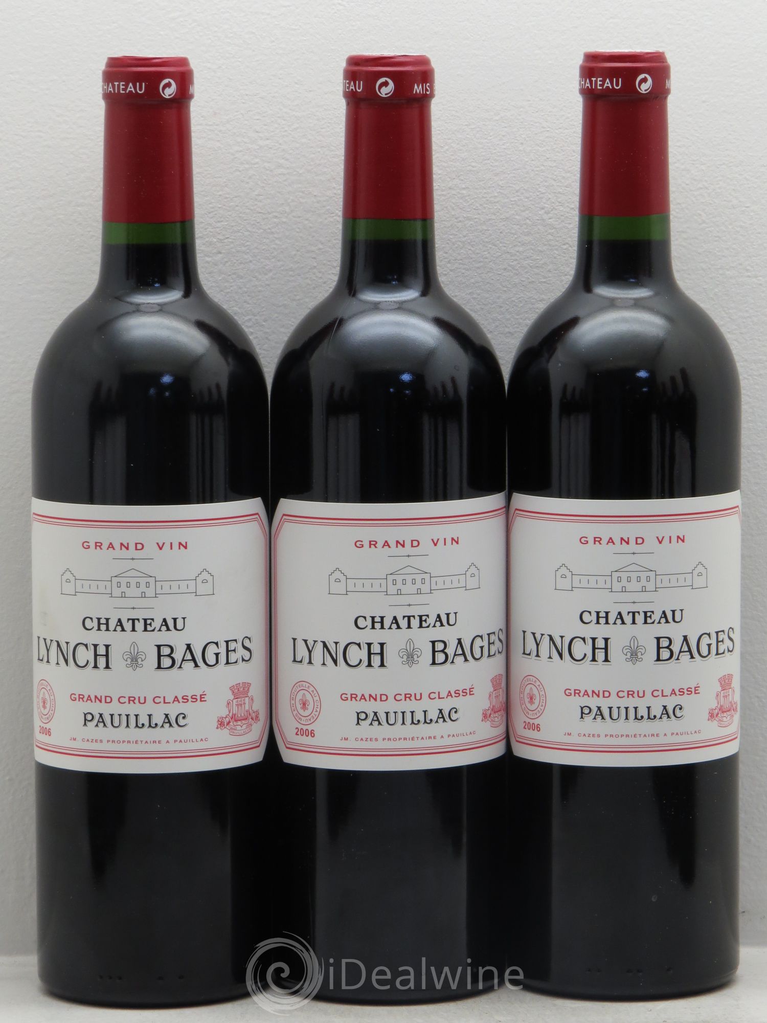 Château Lynch Bages 5ème Grand Cru Classé 2006 - Lot de 12 bouteilles - 1