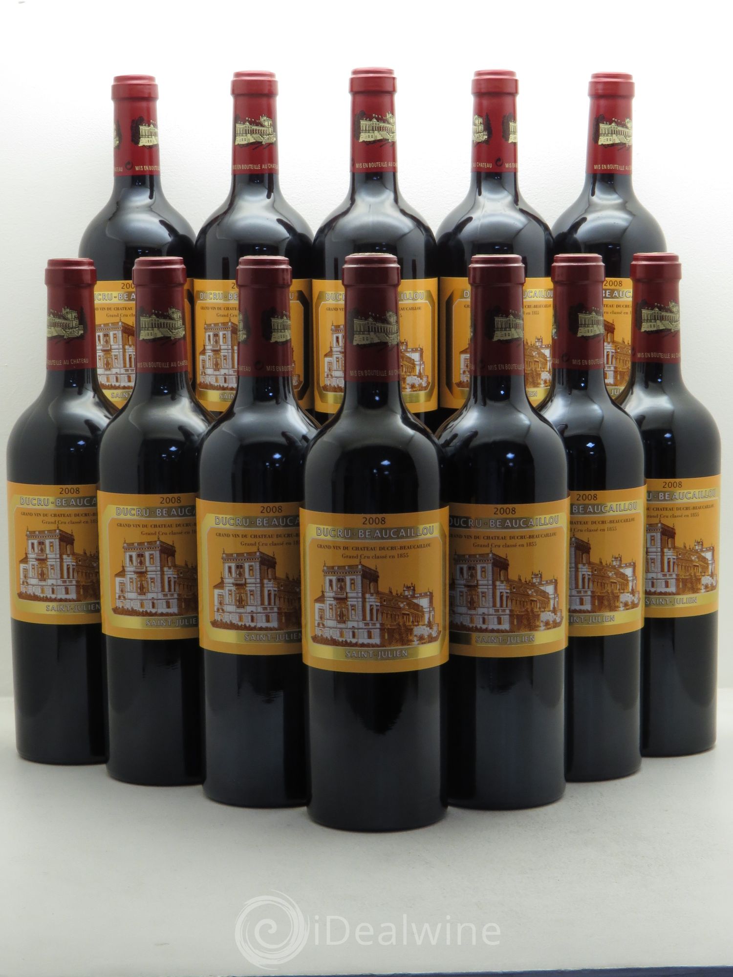 Château Ducru Beaucaillou 2ème Grand Cru Classé 2008 - Lot de 12 bouteilles - 0
