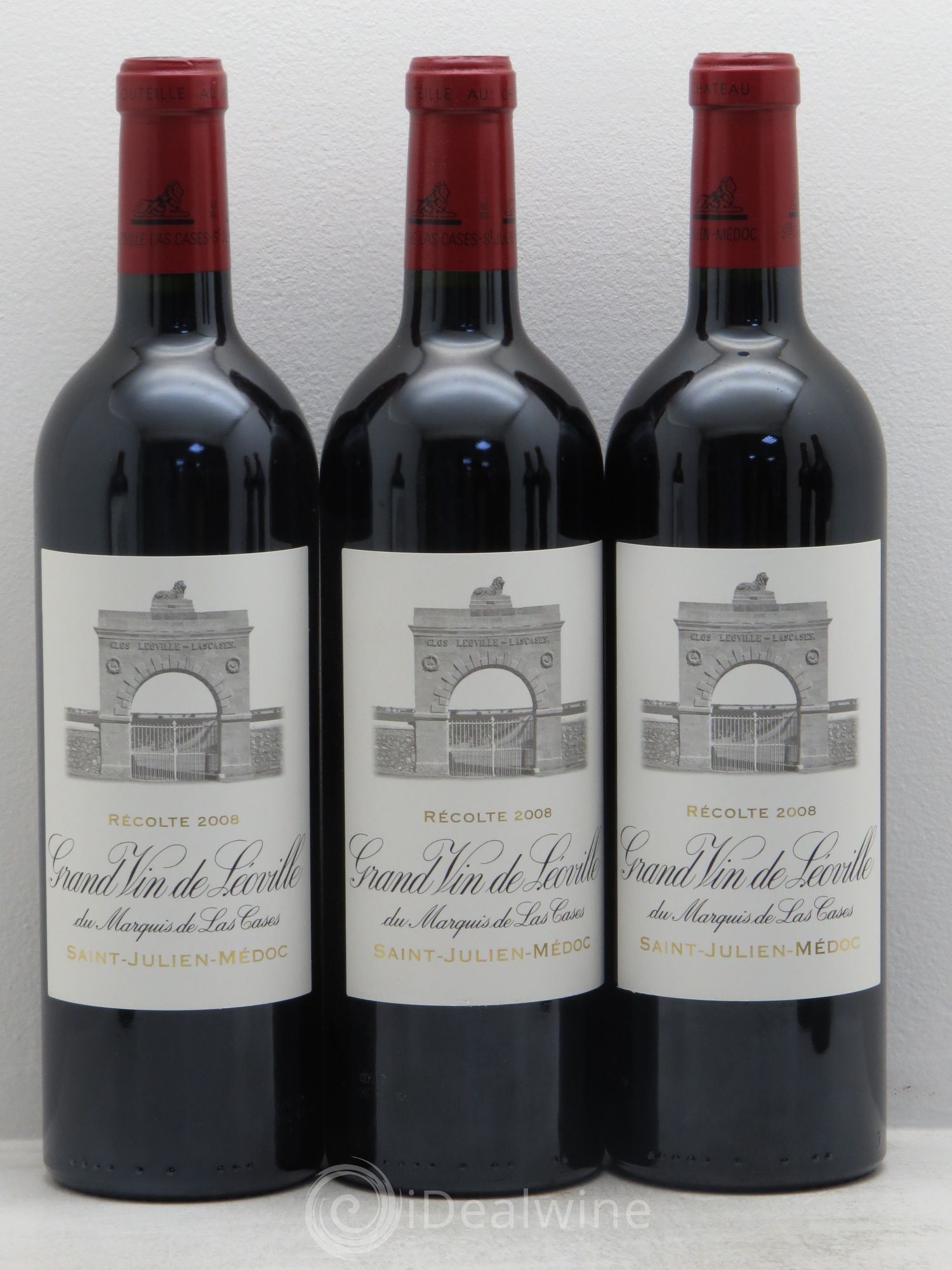 Château Léoville Las Cases 2ème Grand Cru Classé 2008 - Lot de 12 bouteilles - 3