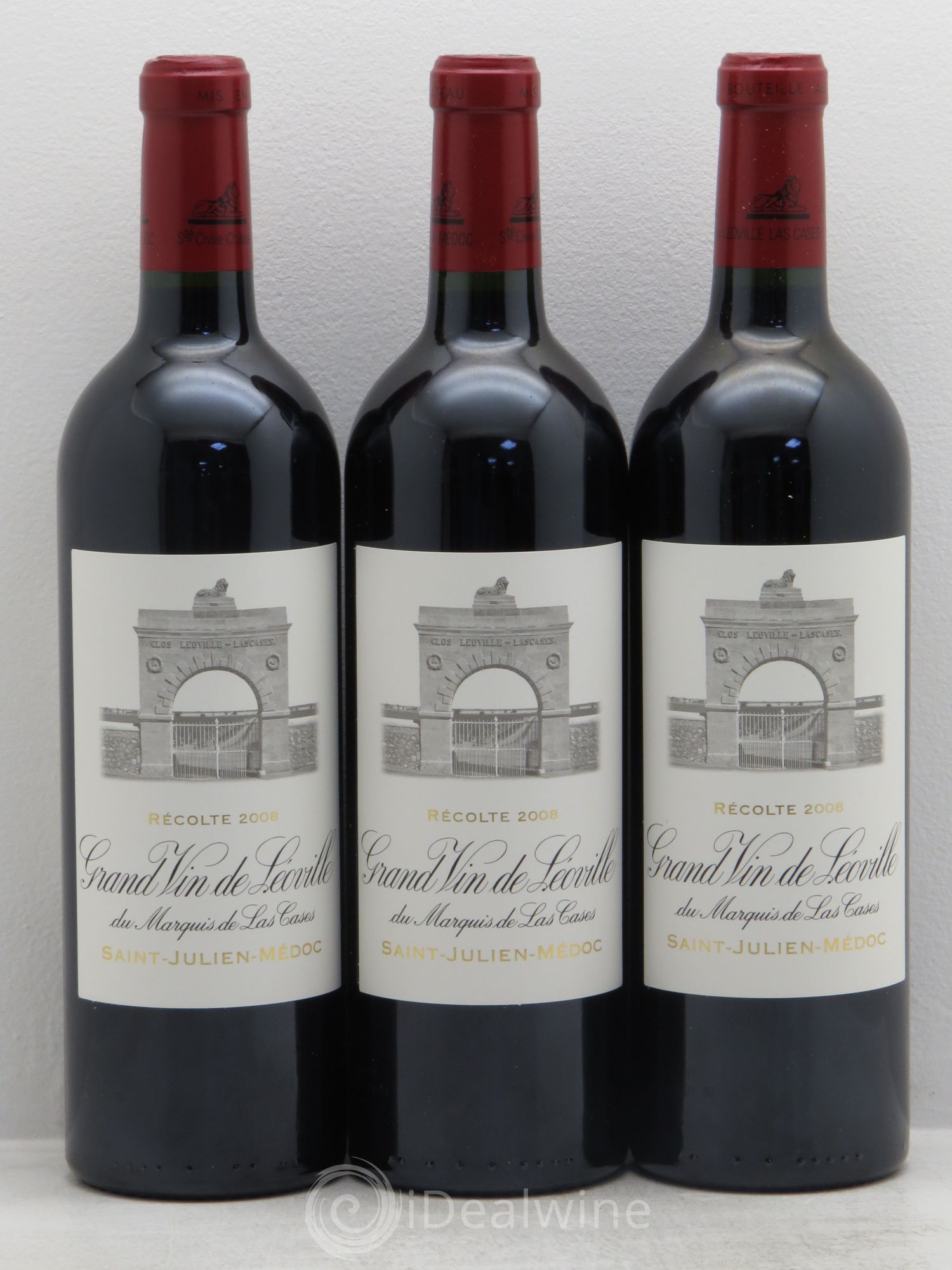 Château Léoville Las Cases 2ème Grand Cru Classé 2008 - Lot de 12 bouteilles - 4