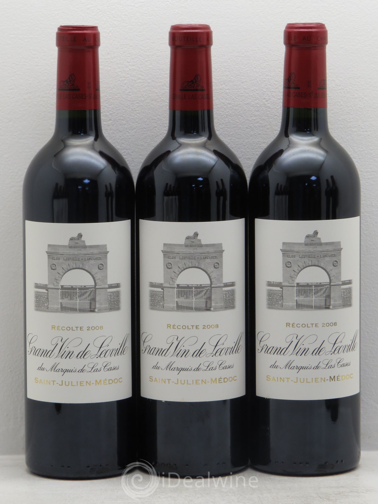 Château Léoville Las Cases 2ème Grand Cru Classé 2008 - Lot de 12 bouteilles - 2