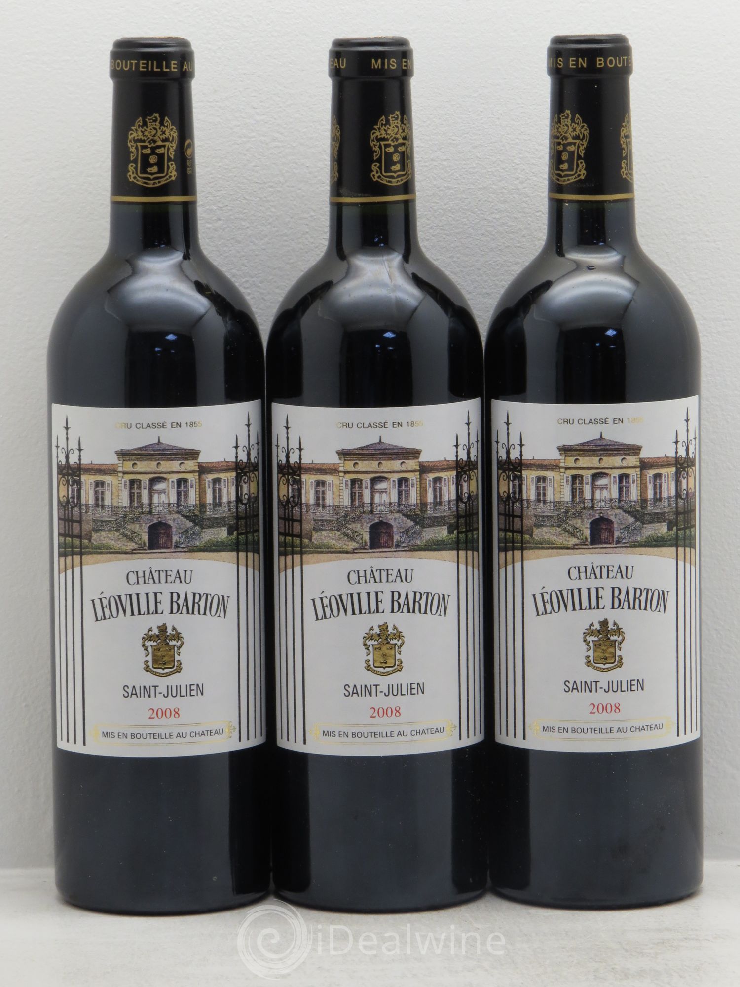 Château Léoville Barton 2ème Grand Cru Classé 2008 - Lot de 12 bouteilles - 4