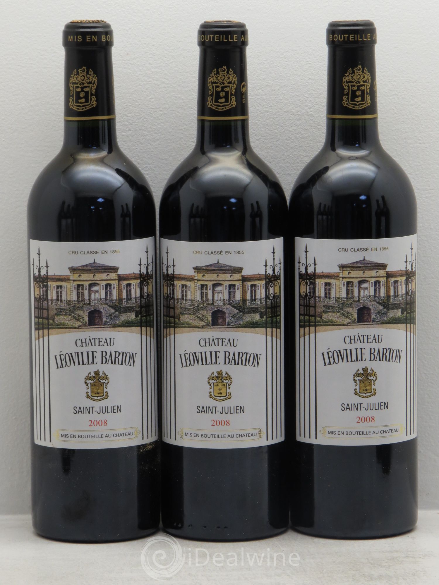 Château Léoville Barton 2ème Grand Cru Classé 2008 - Lot de 12 bouteilles - 2