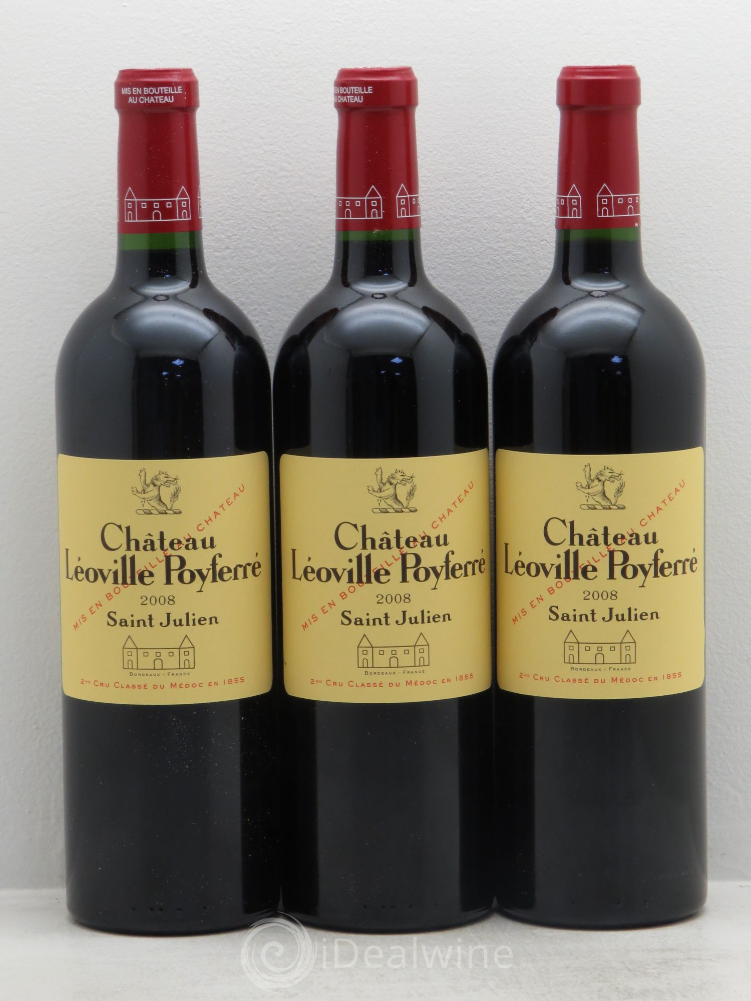 Château Léoville Poyferré 2ème Grand Cru Classé 2008 - Lot de 12 bouteilles - 4