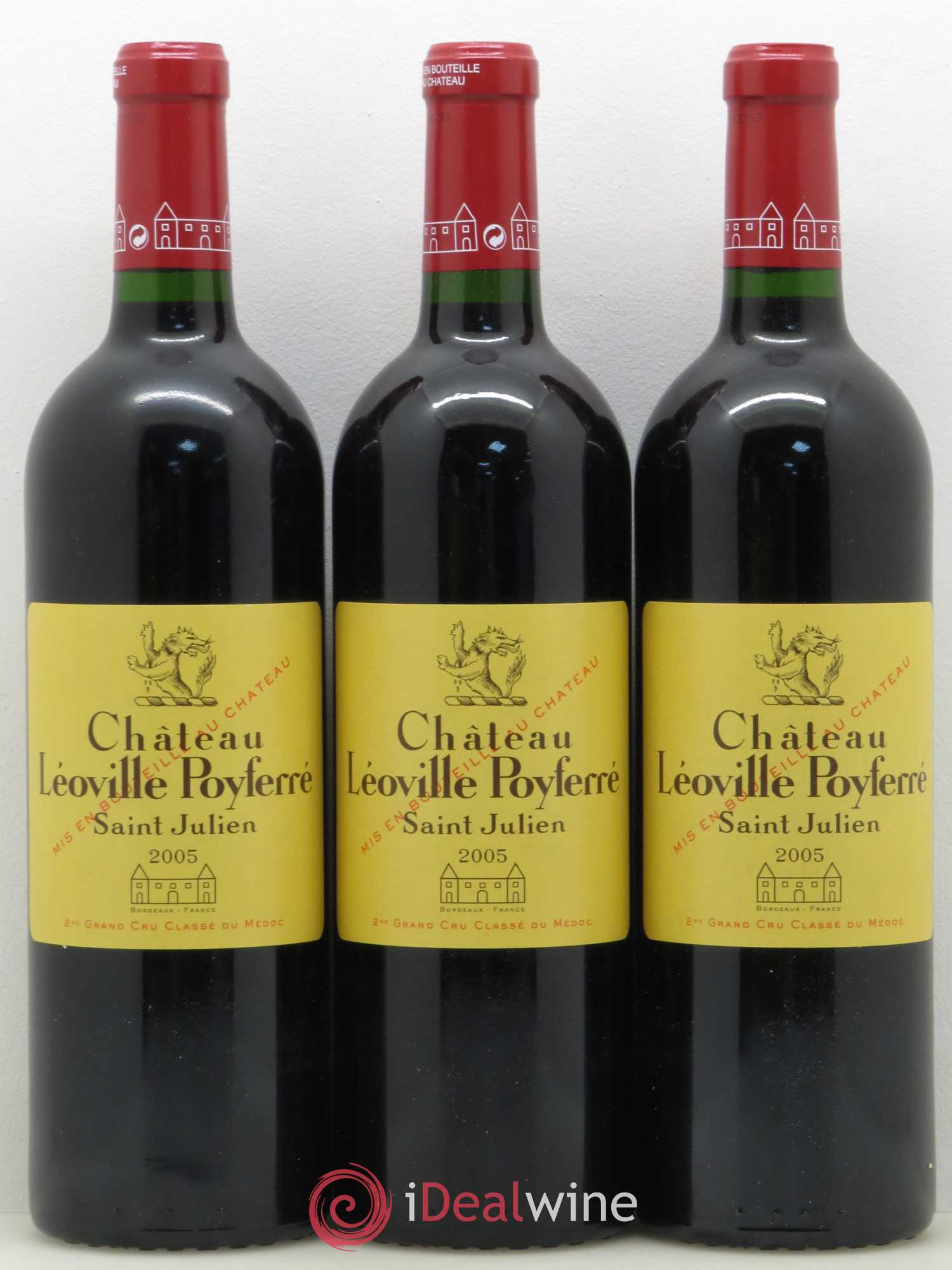 Château Léoville Poyferré 2ème Grand Cru Classé 2005 - Lotto di 12 bottiglie - 2