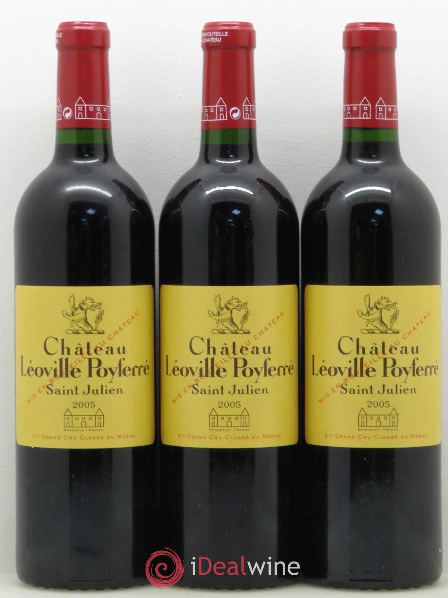 Château Léoville Poyferré 2ème Grand Cru Classé 2005 - Lotto di 12 bottiglie - 4