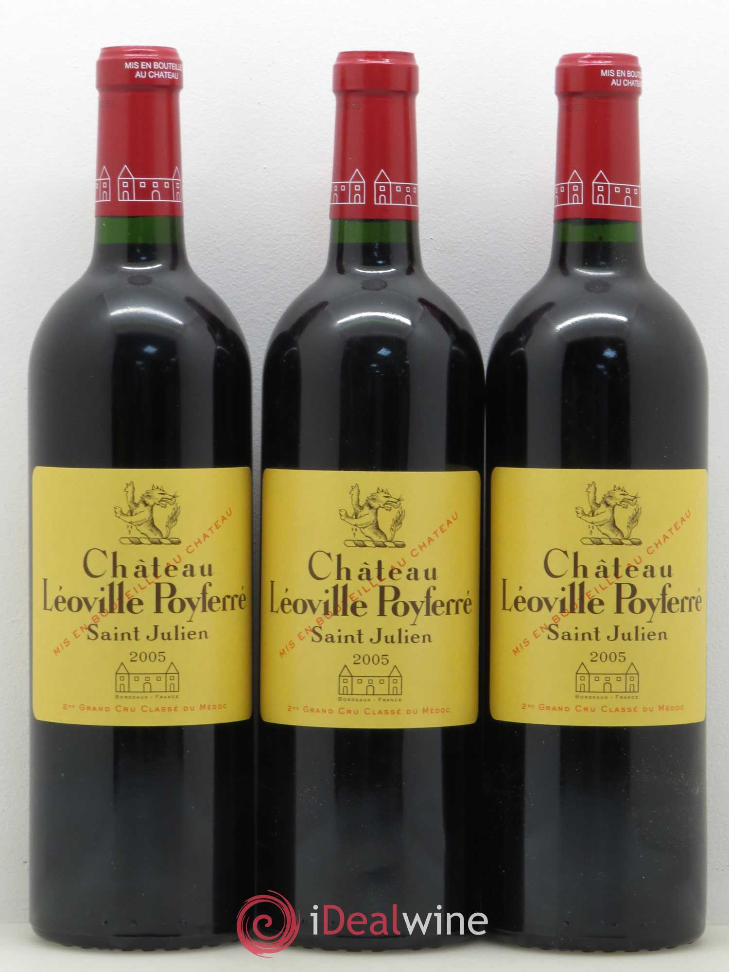 Château Léoville Poyferré 2ème Grand Cru Classé 2005 - Lot de 12 bouteilles - 3