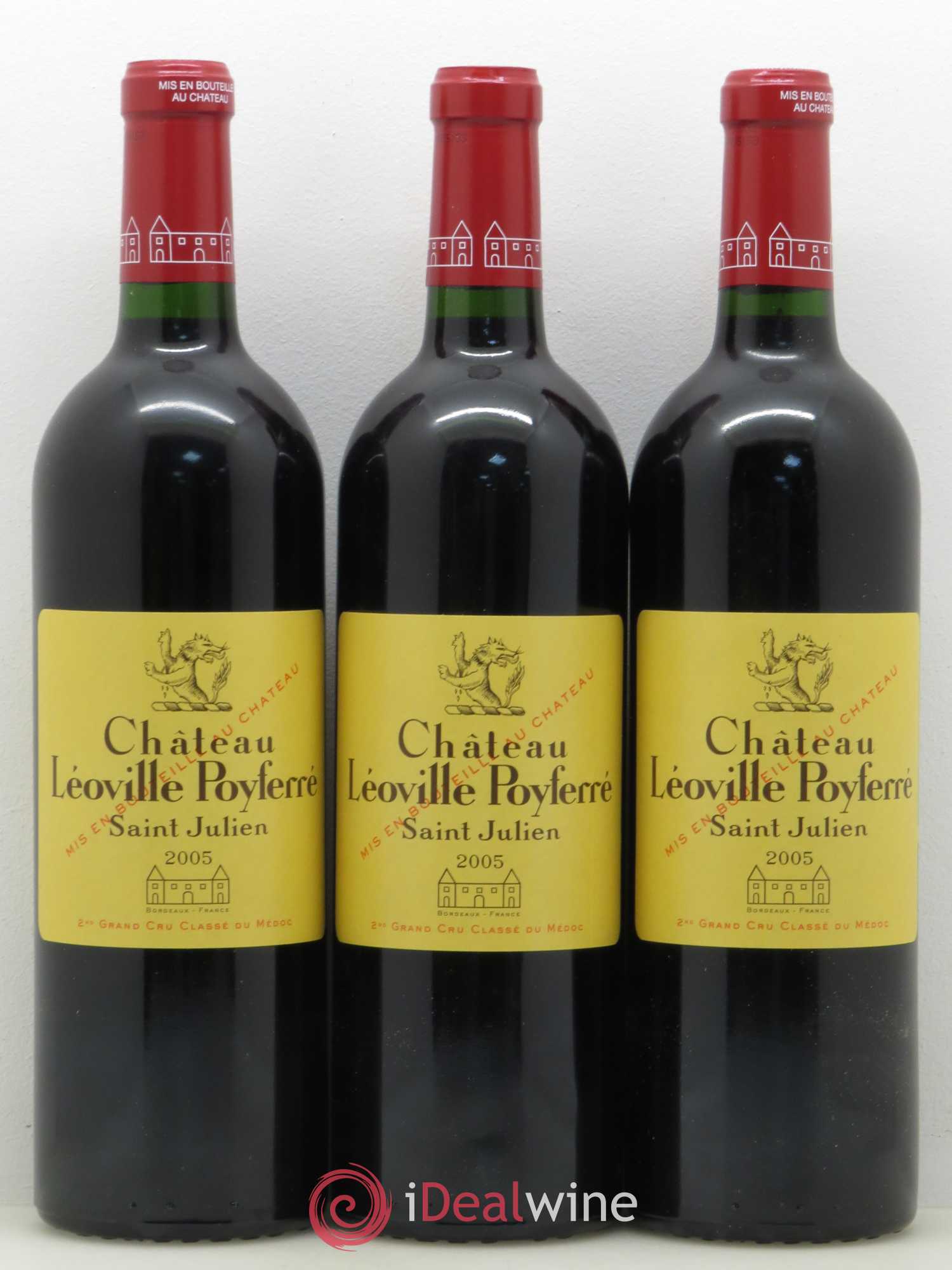 Château Léoville Poyferré 2ème Grand Cru Classé 2005 - Lot de 12 bouteilles - 4