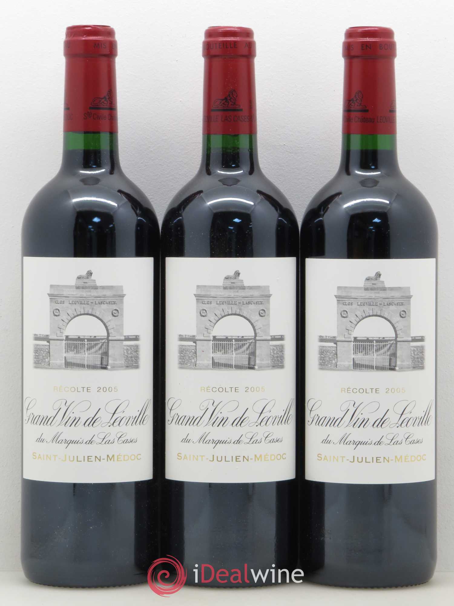 Château Léoville Las Cases 2ème Grand Cru Classé 2005 - Lot de 12 bouteilles - 3