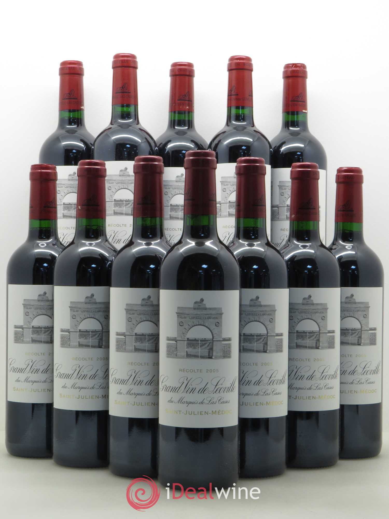 Château Léoville Las Cases 2ème Grand Cru Classé 2005 - Lot de 12 bouteilles - 0