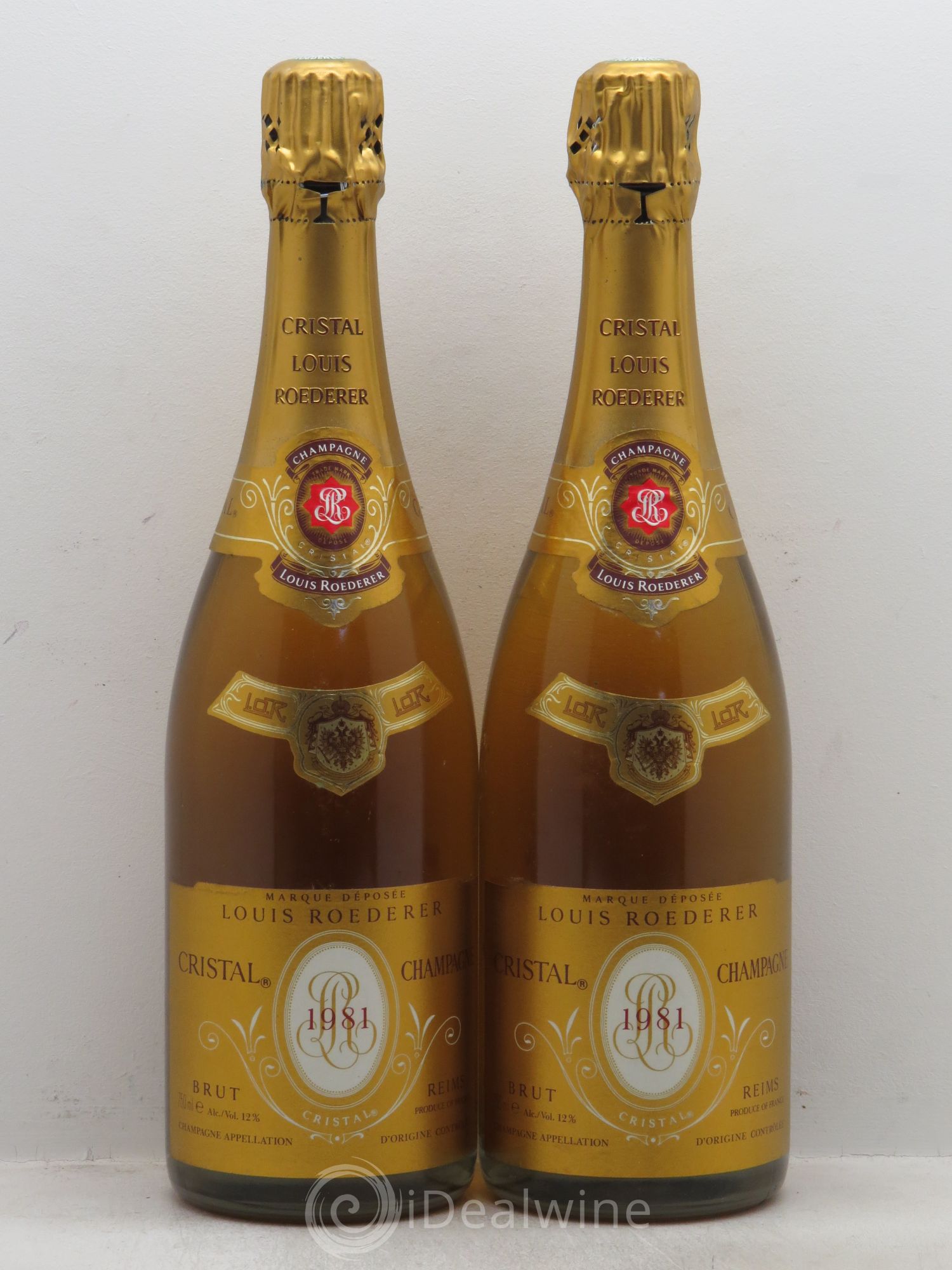 Cristal Louis Roederer 1981 - Lot de 2 bouteilles - 0