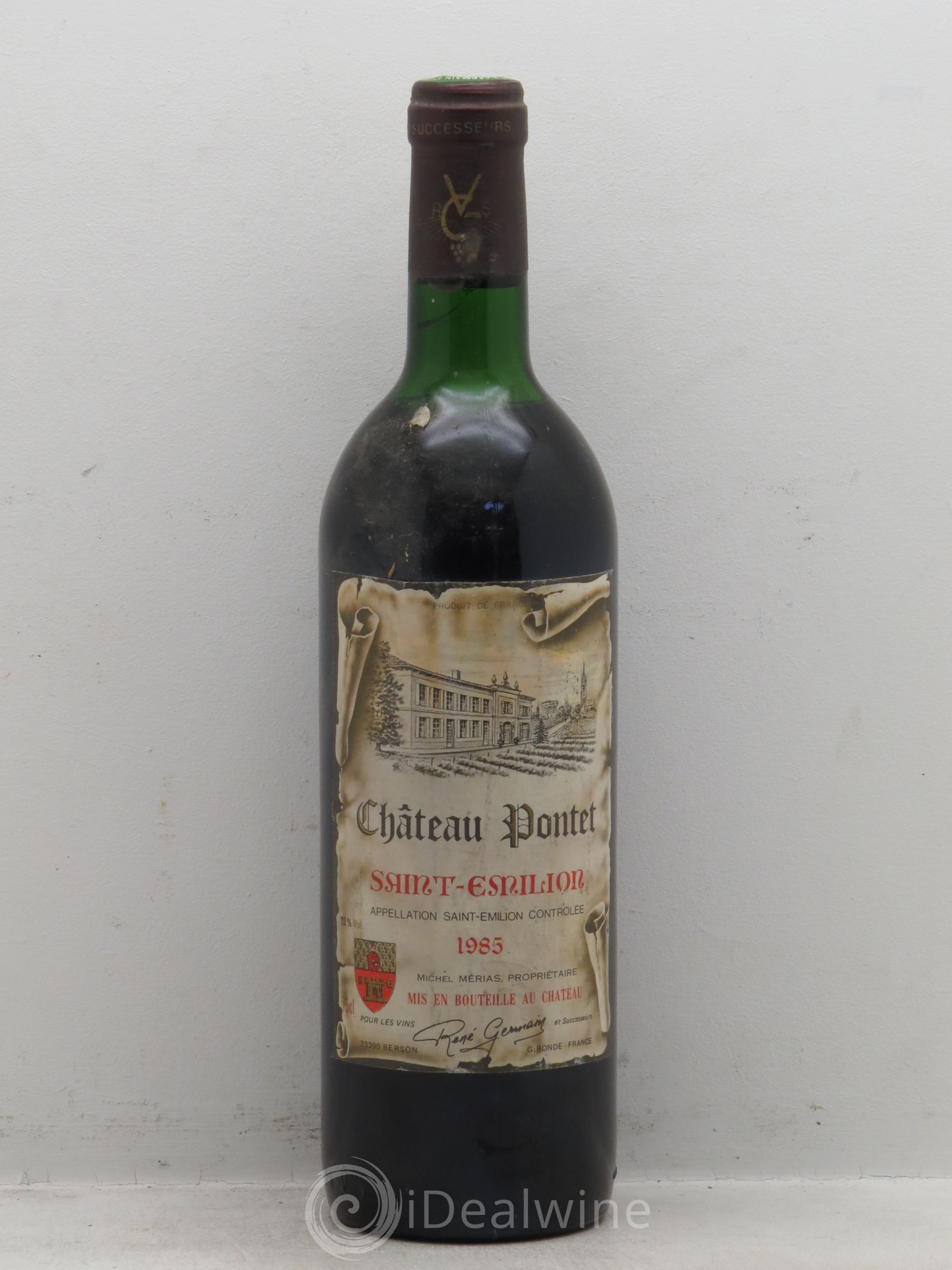 Saint-Émilion Château Pontet 1985 - Lot de 1 bouteille - 0