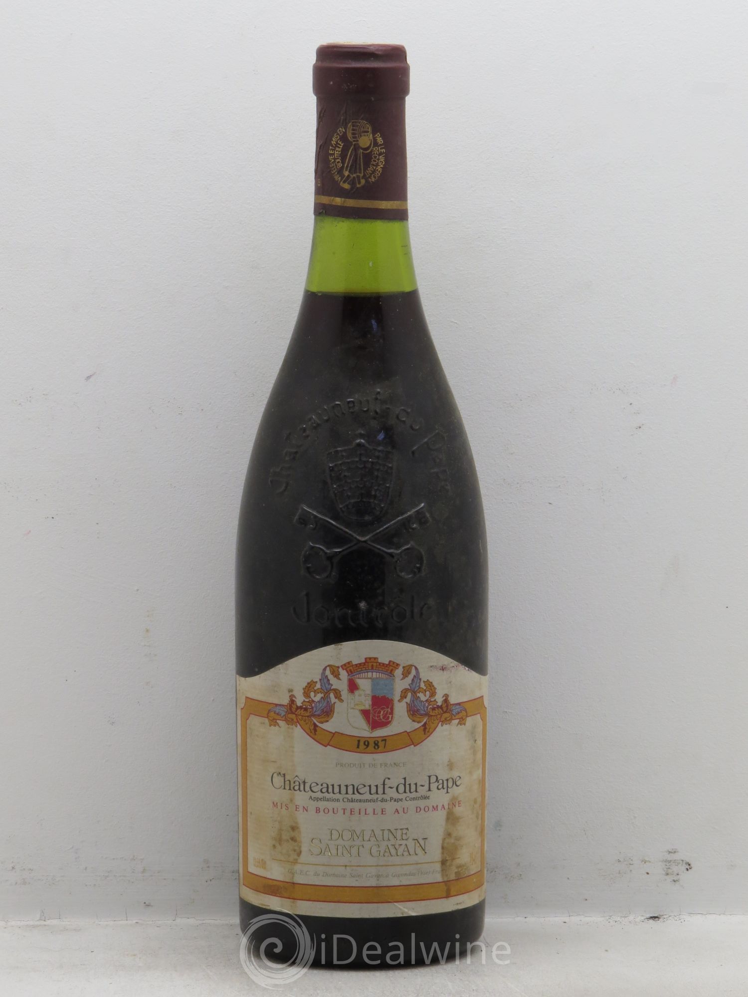 Châteauneuf-du-Pape Saint Gayau (sans prix de réserve-no reserve) 1987 - Posten von 1 Flasche - 0