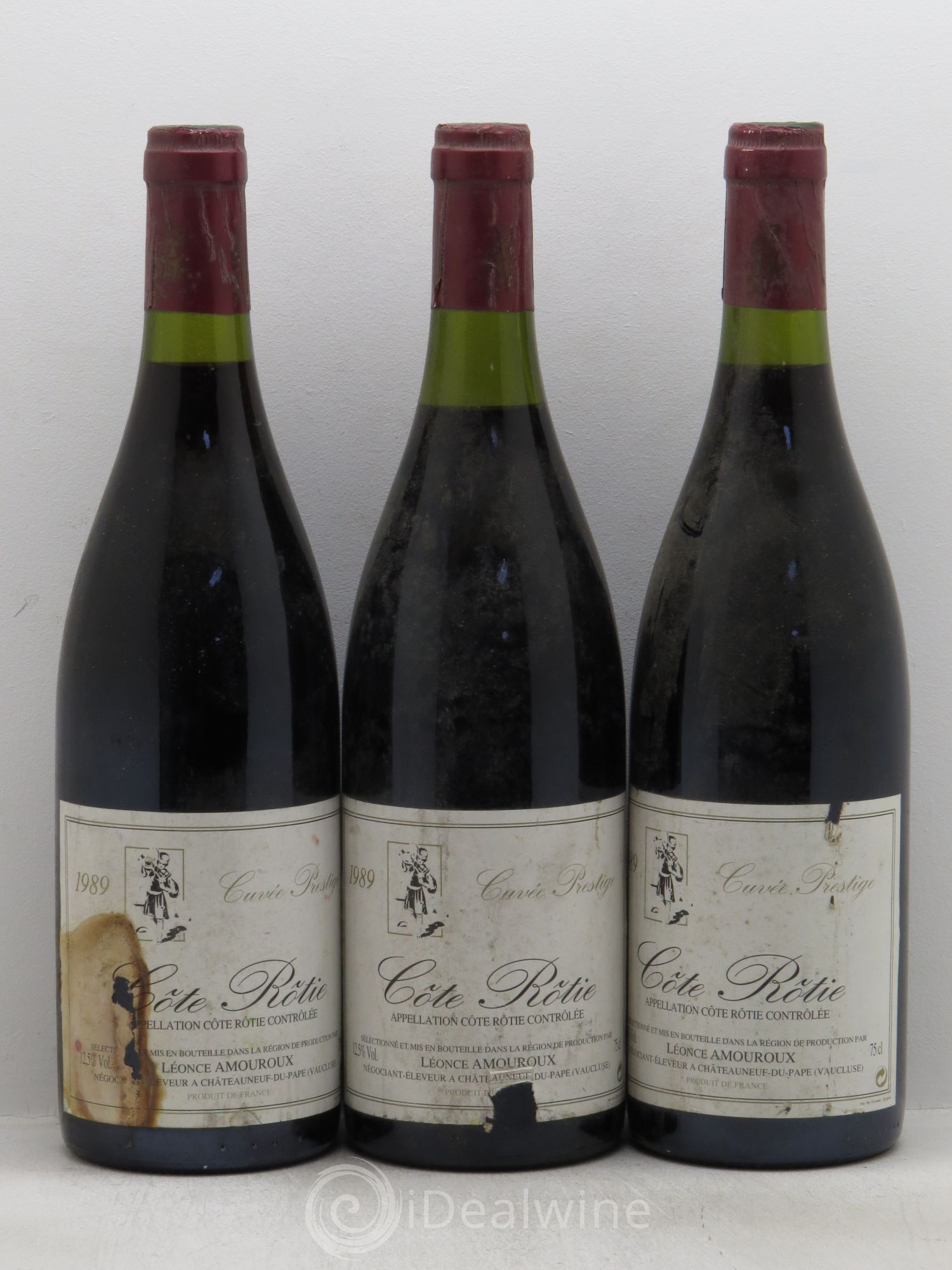 Côte-Rôtie Prestige Léonce Amaroux 1989 - Posten von 3 Flaschen - 0