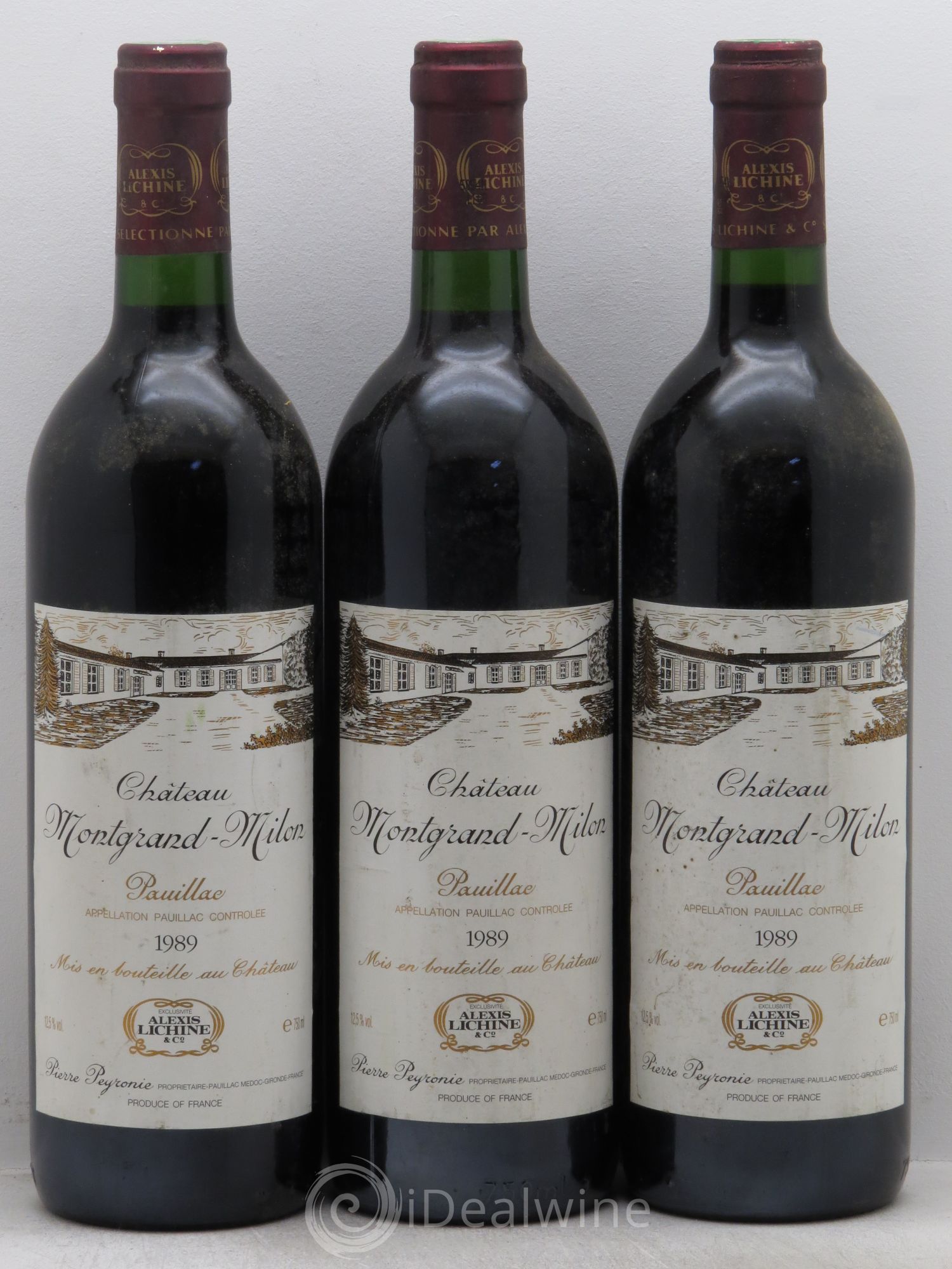 Saint-Émilion Montgrand-Million (sans prix de réserve-no reserve) 1989 - Posten von 3 Flaschen - 0
