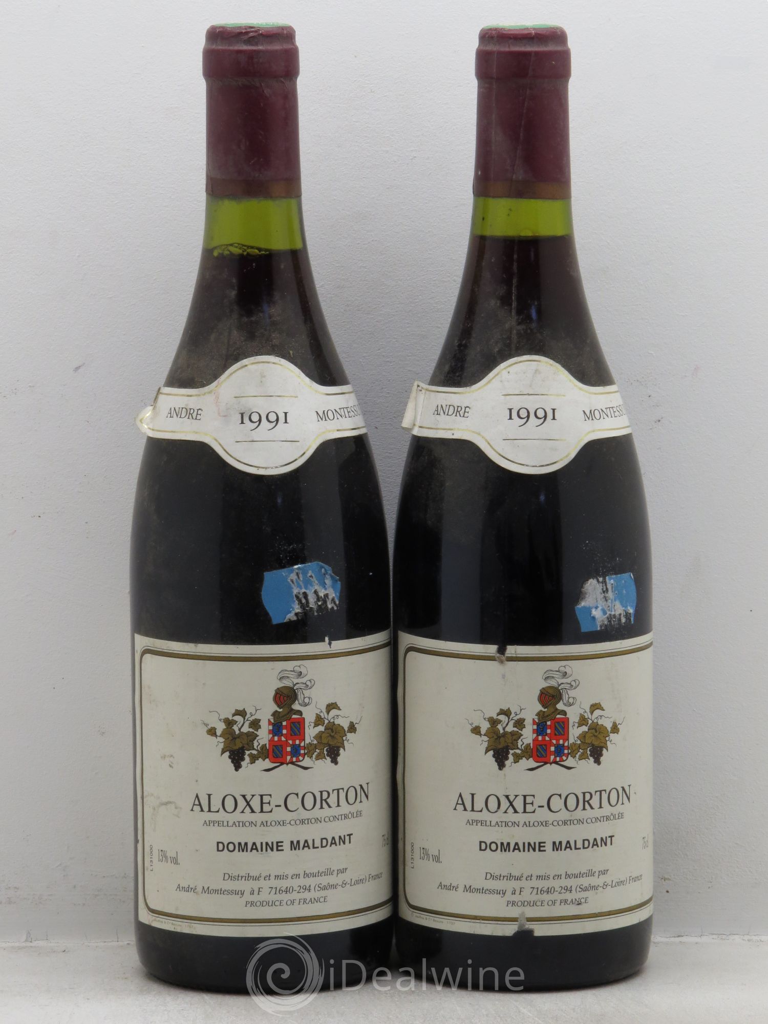 Aloxe-Corton Maldant 1991 - Lot de 2 bouteilles - 0