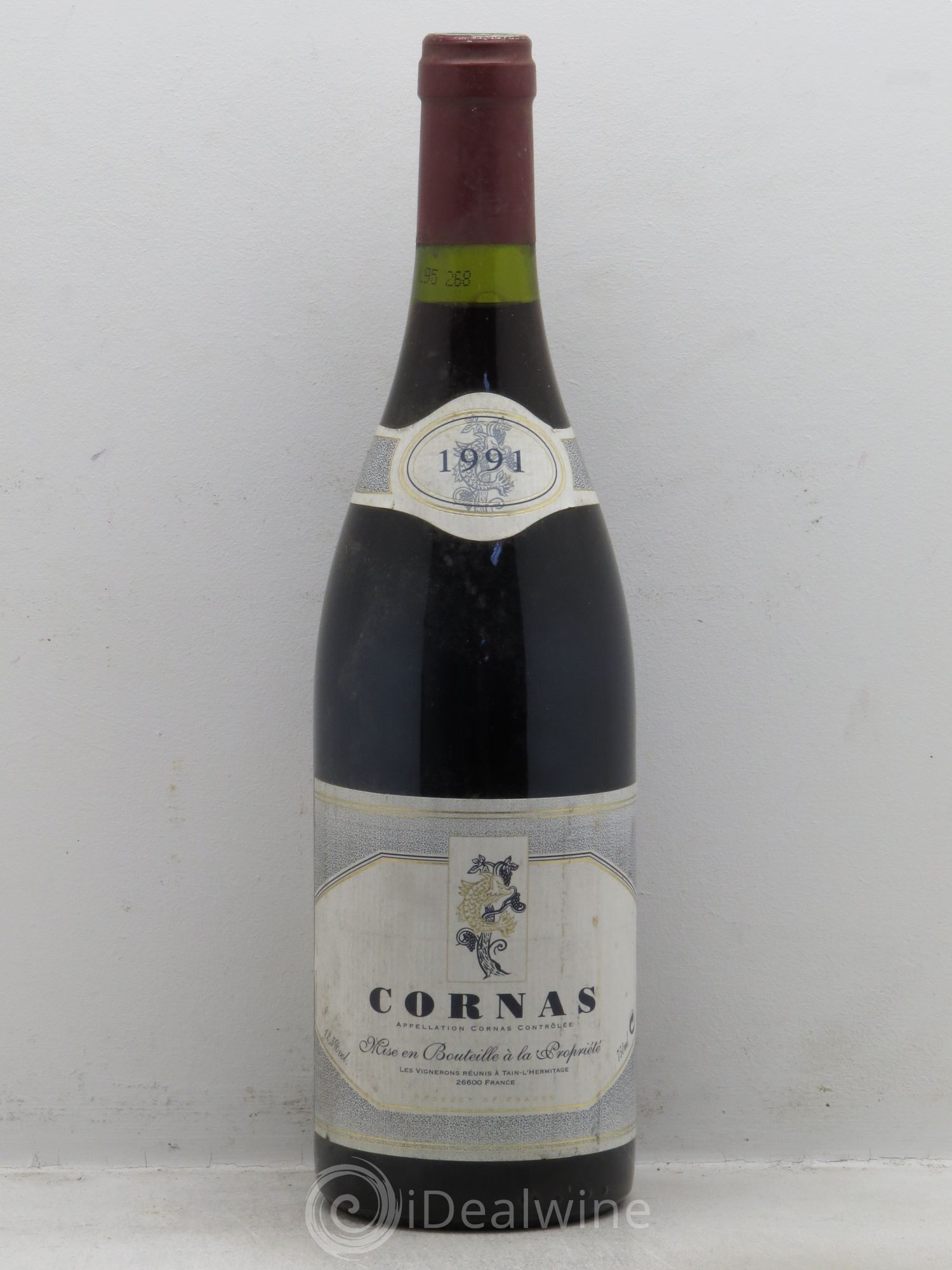 Cornas Vignerons Réunis Tain Hermitage 1991 - Posten von 1 Flasche - 0
